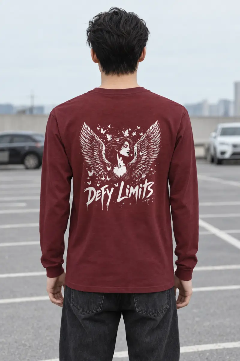 "Defy Limits Owl" Unisex Longsleeve T-shirt