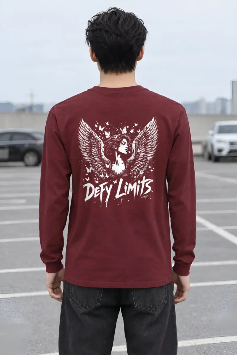 "Defy Limits Owl" Unisex Longsleeve T-shirt