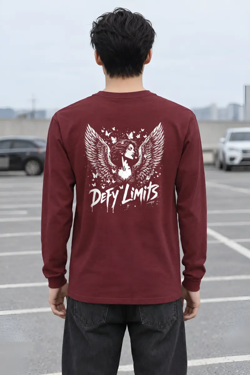 "Defy Limits Owl" Unisex Longsleeve T-shirt
