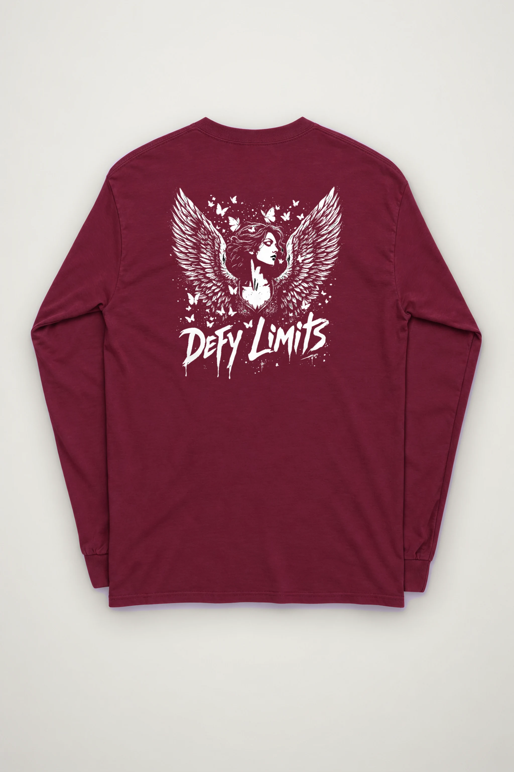 "Defy Limits Owl" Unisex Longsleeve T-shirt