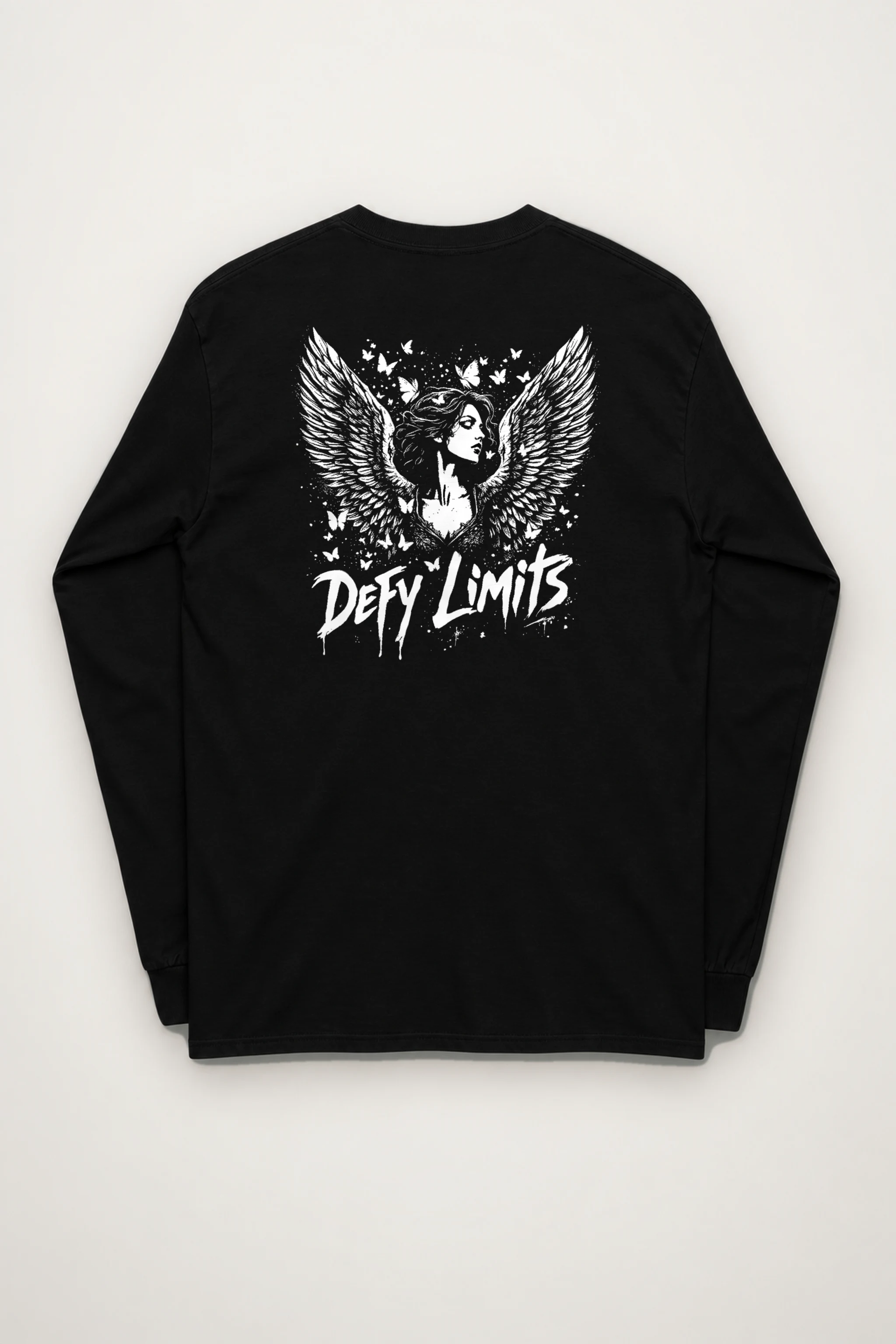 "Defy Limits Owl" Unisex Longsleeve T-shirt
