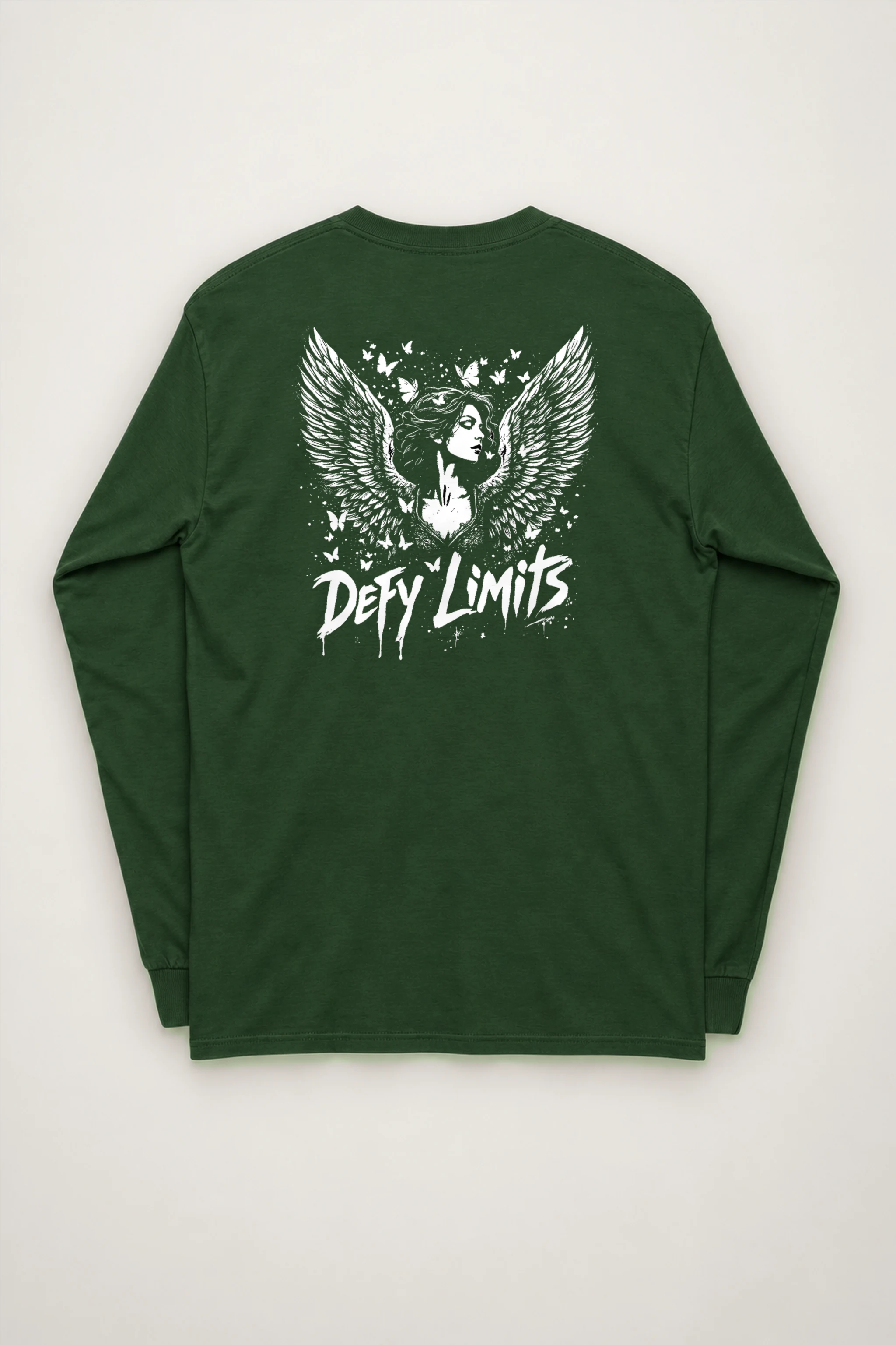"Defy Limits Owl" Unisex Longsleeve T-shirt