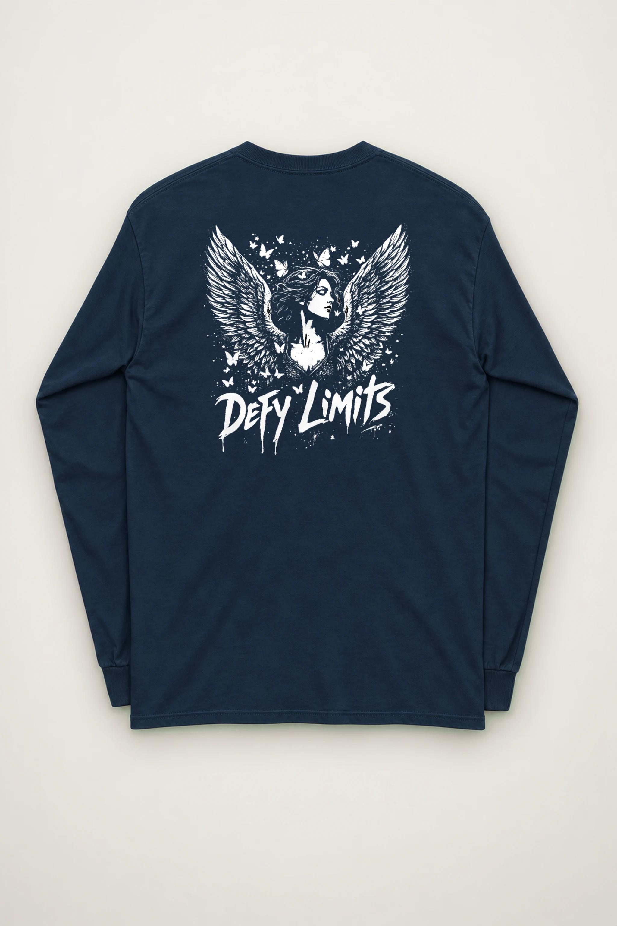 "Defy Limits Owl" Unisex Longsleeve T-shirt