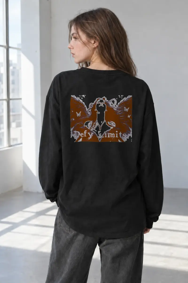 “Defy Limits” Unisex Longsleeve T-shirt | Gildan 2400