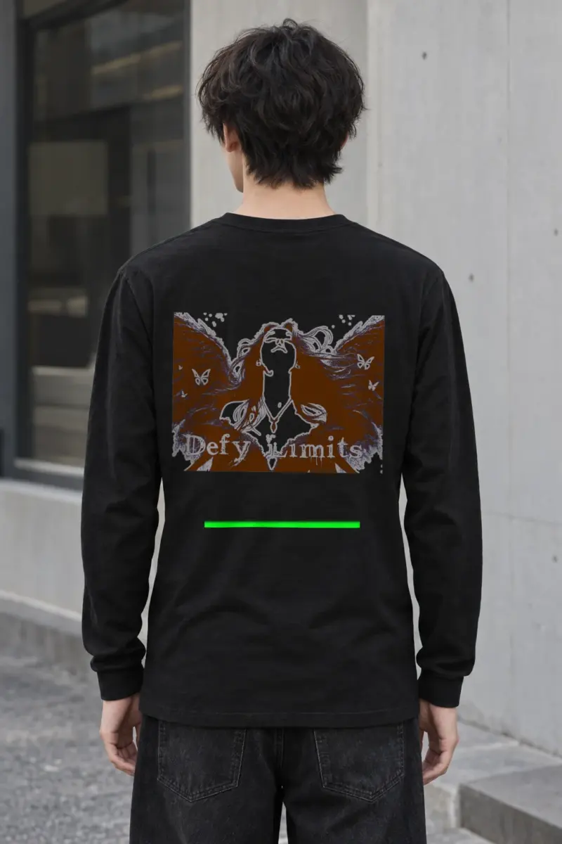 "Defy Limits" Unisex Longsleeve T-shirt | Gildan 2400