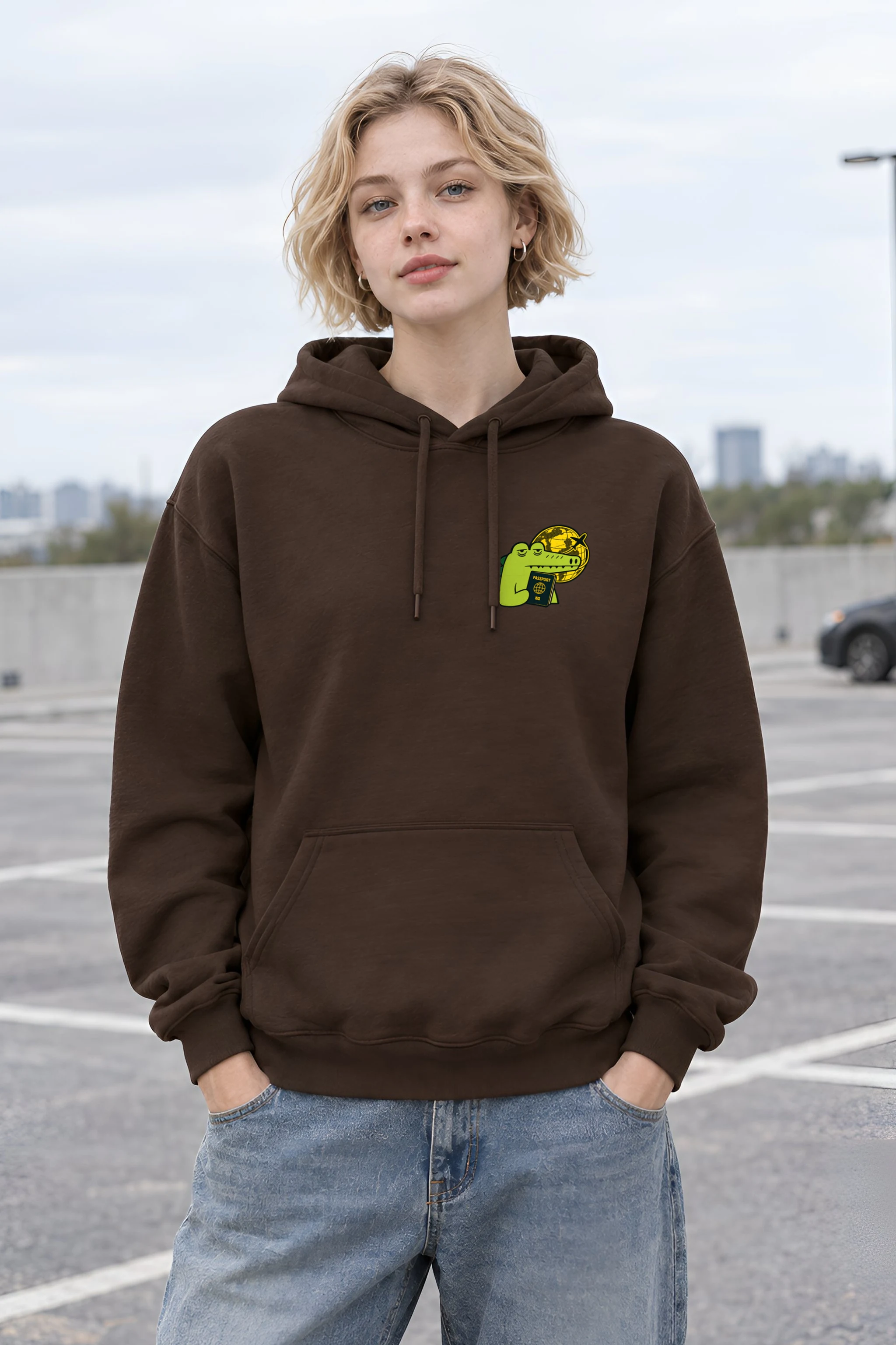 "Delayed Again" 1 Pullover Hoodie