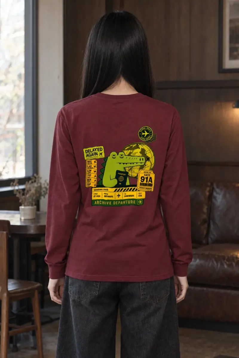 "Delayed Again" Unisex Longsleeve T-shirt