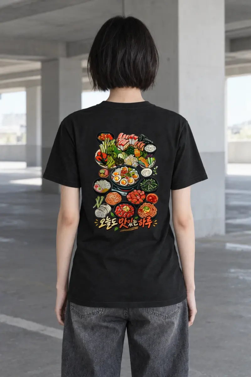 "Delicious Day Feast" Heavyweight Unisex Crewneck T-shirt