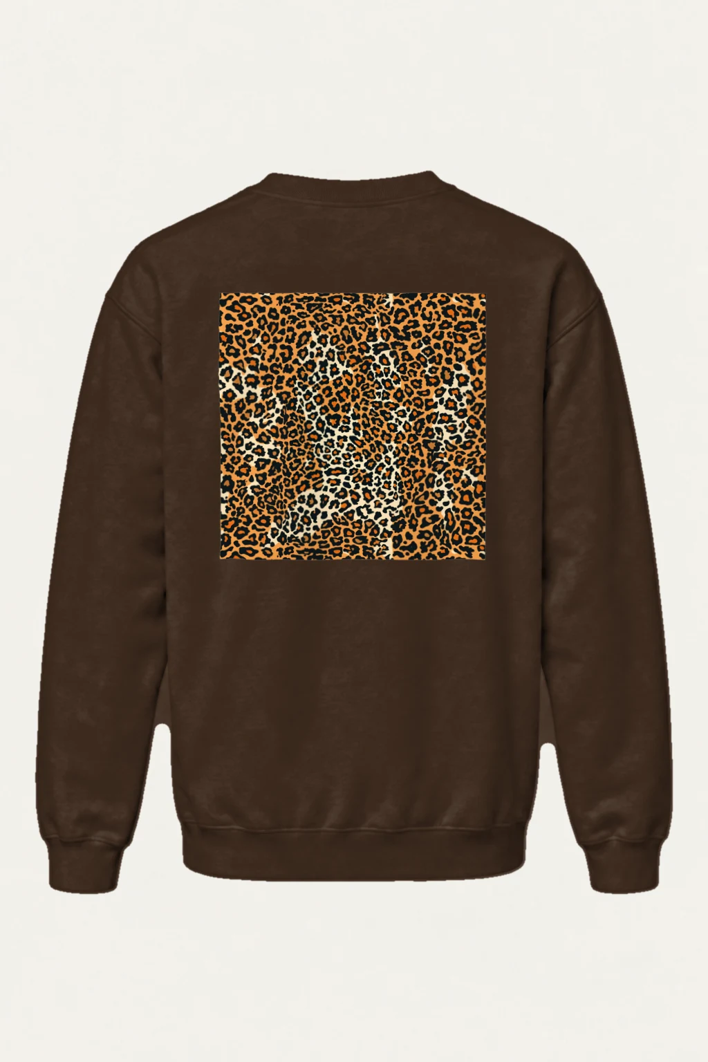 "Dense Leopard Pattern" Heavy Blend Unisex Crewneck Sweatshirt | Gildan 18000