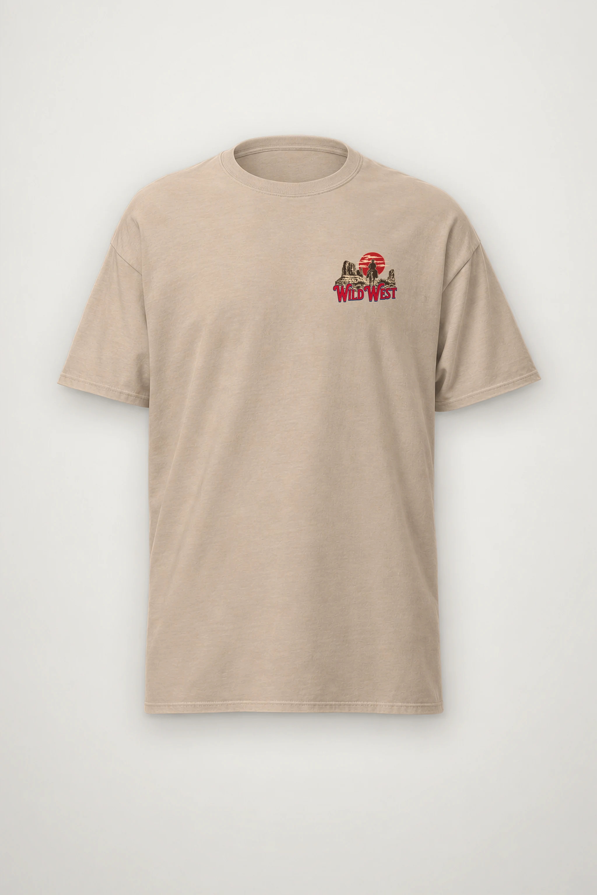 "Desert Horseback Rider" Heavyweight Unisex Crewneck T-shirt