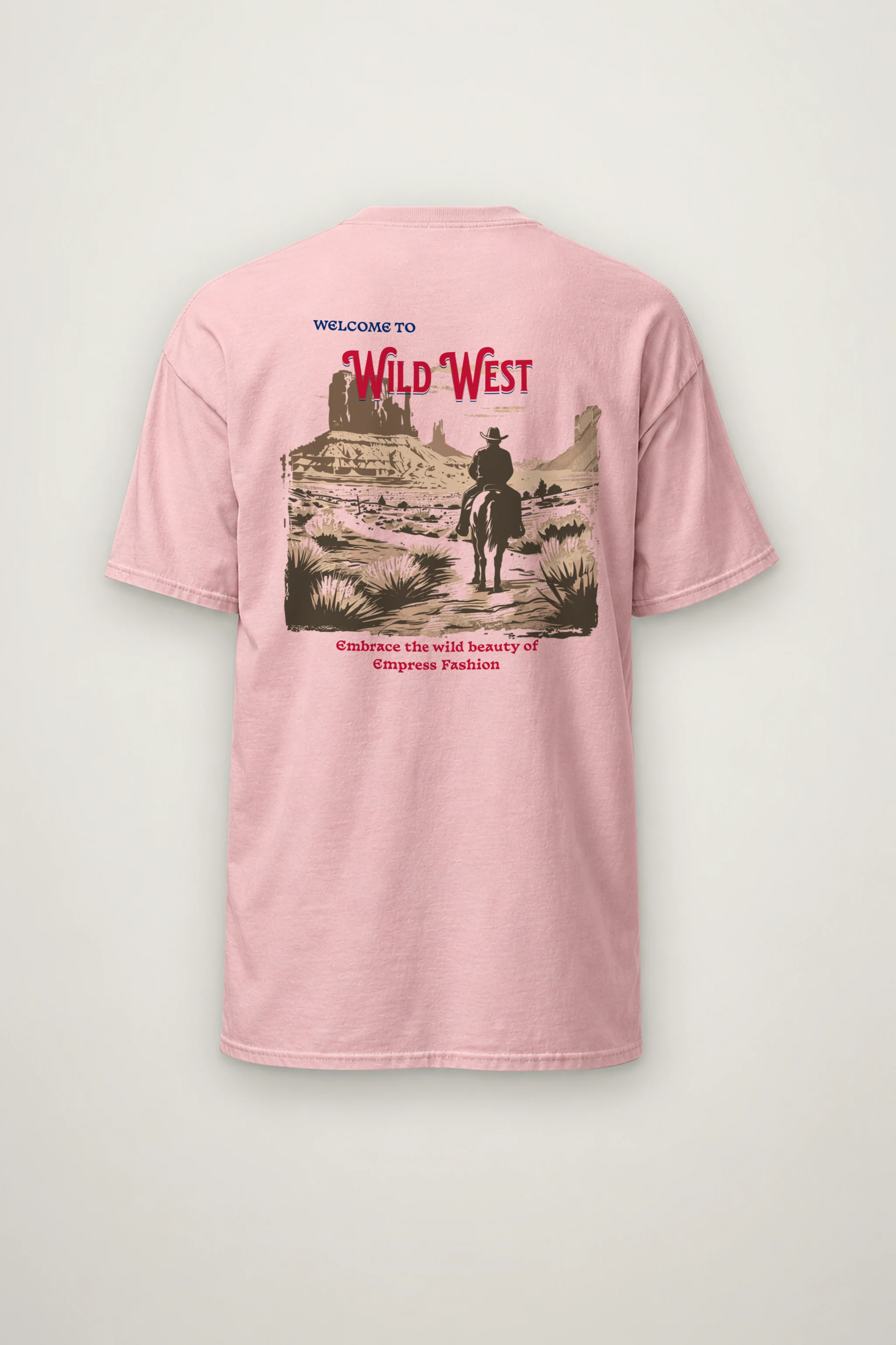 "Desert Horseback Rider" Heavyweight Unisex Crewneck T-shirt
