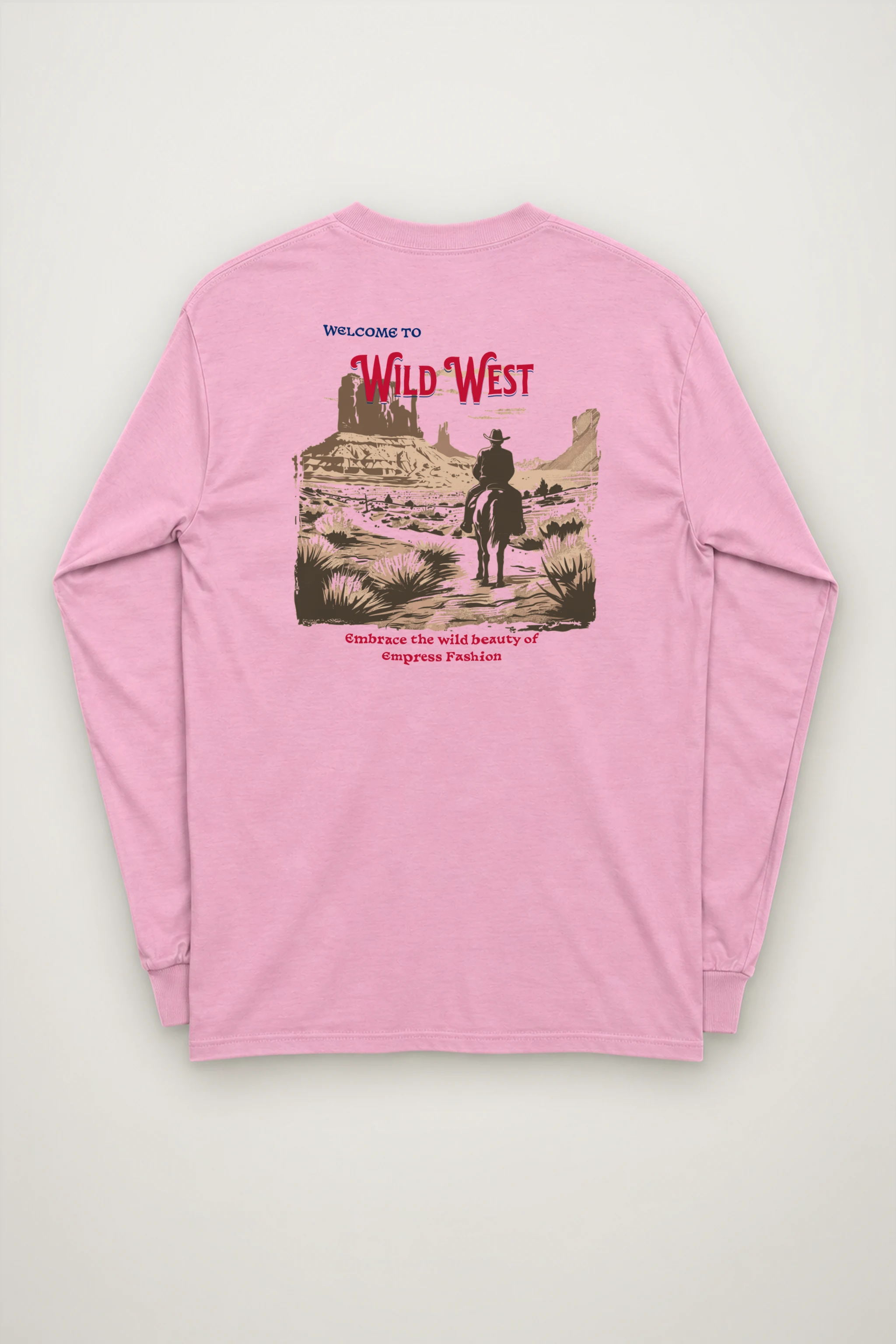 "Desert Horseback Rider" Unisex Longsleeve T-shirt