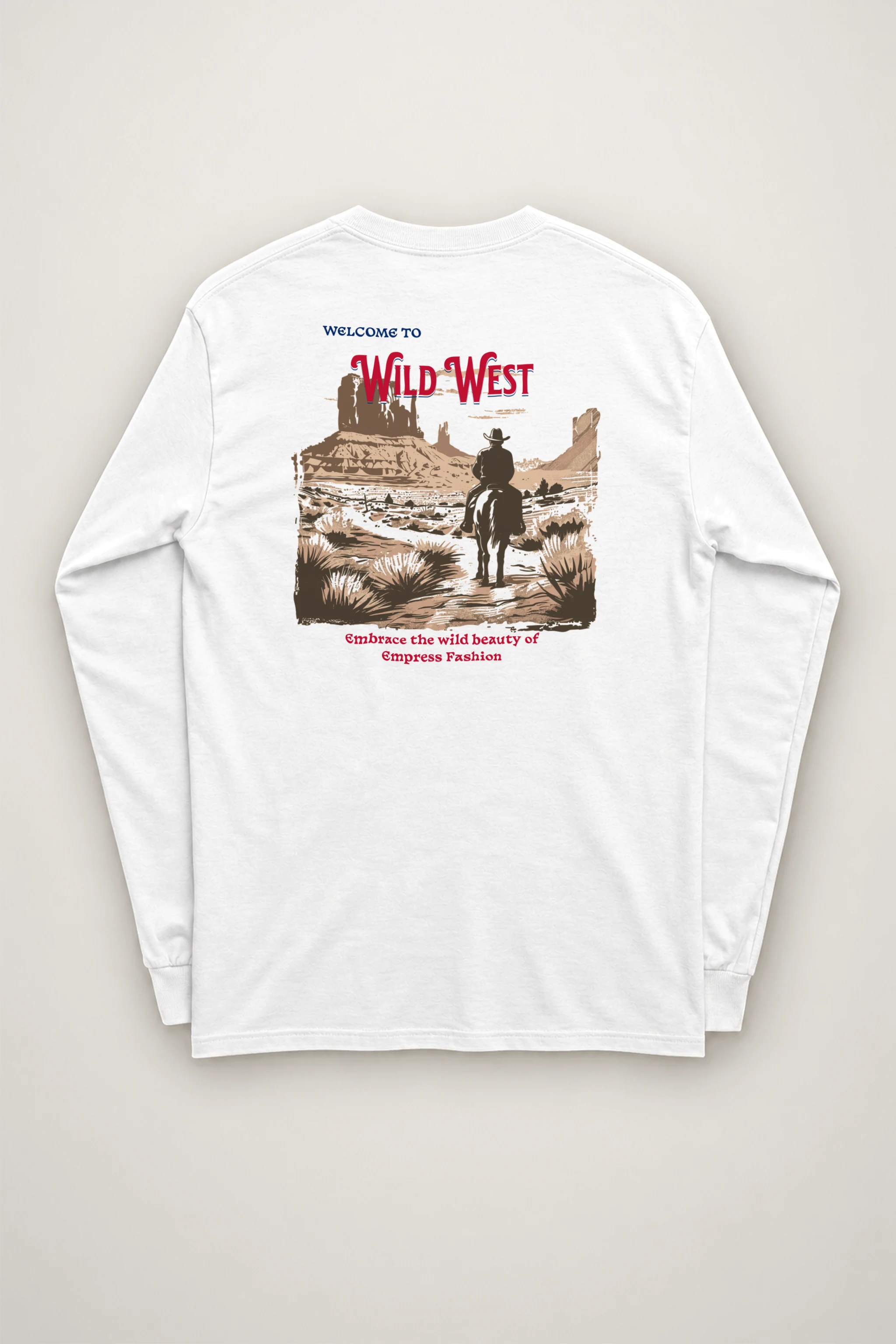 "Desert Horseback Rider" Unisex Longsleeve T-shirt