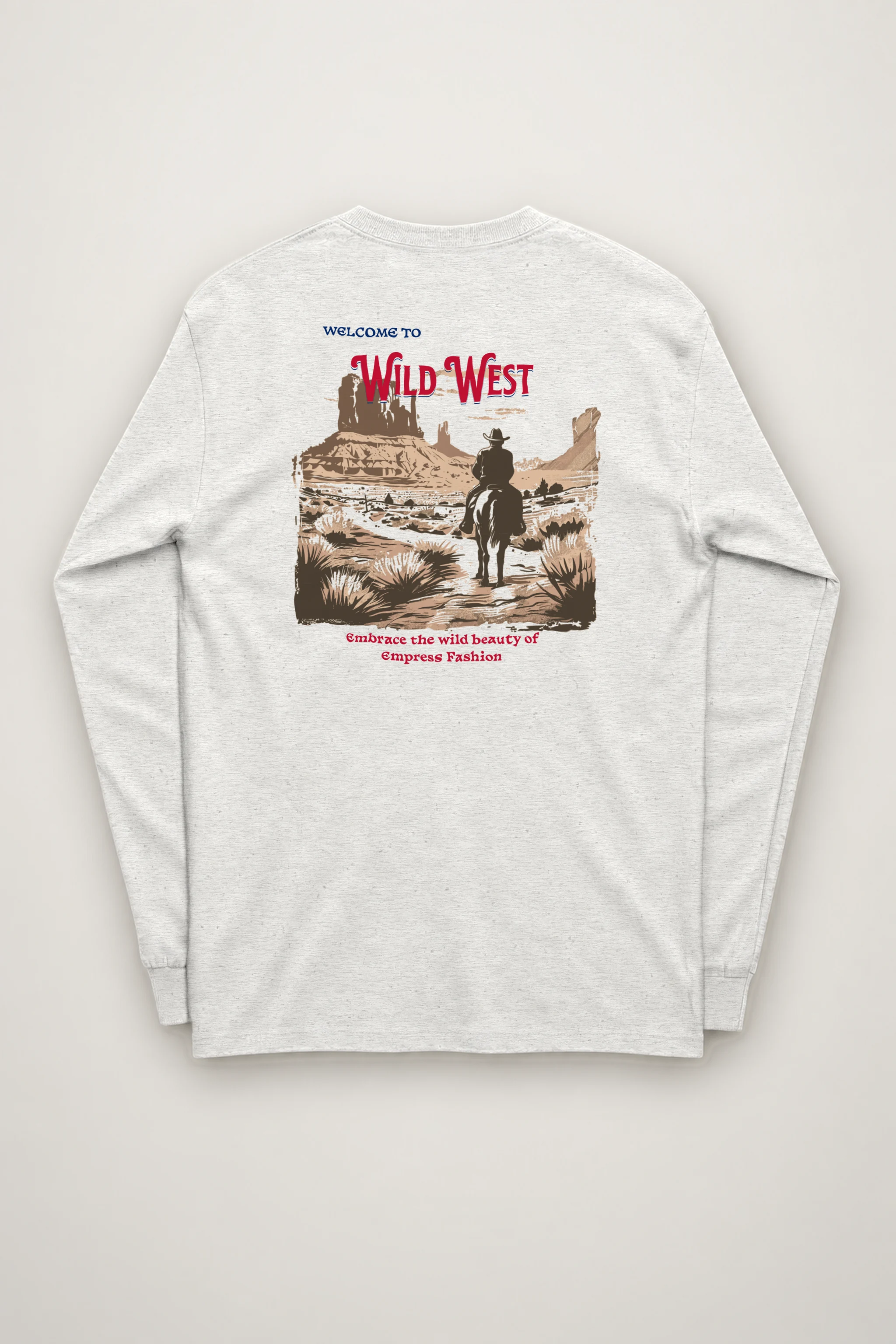 "Desert Horseback Rider" Unisex Longsleeve T-shirt