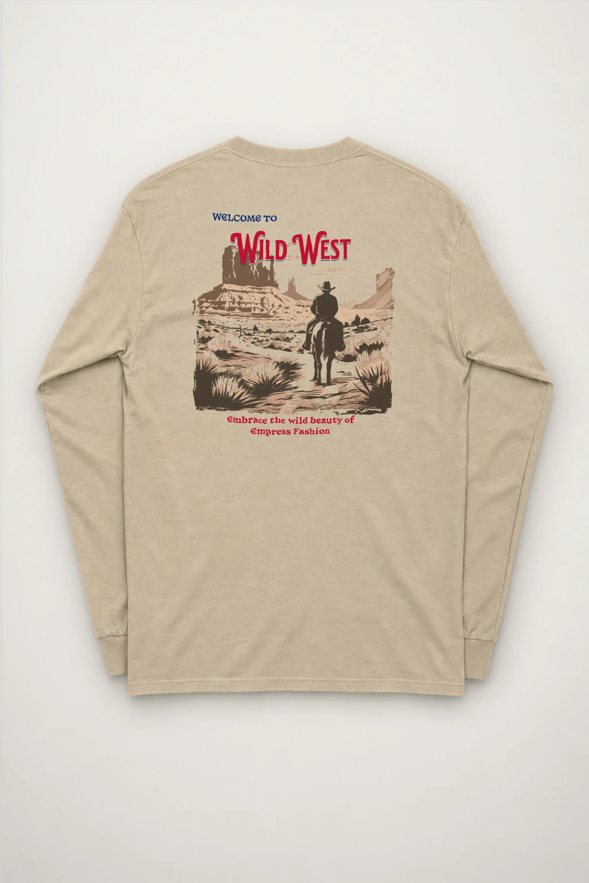 "Desert Horseback Rider" Unisex Longsleeve T-shirt