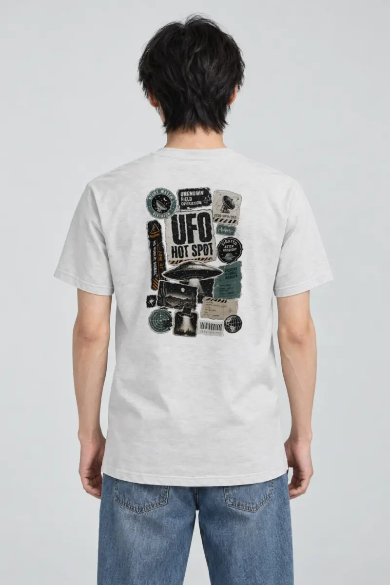 "Desert Signal Report" Heavyweight Unisex Crewneck T-shirt