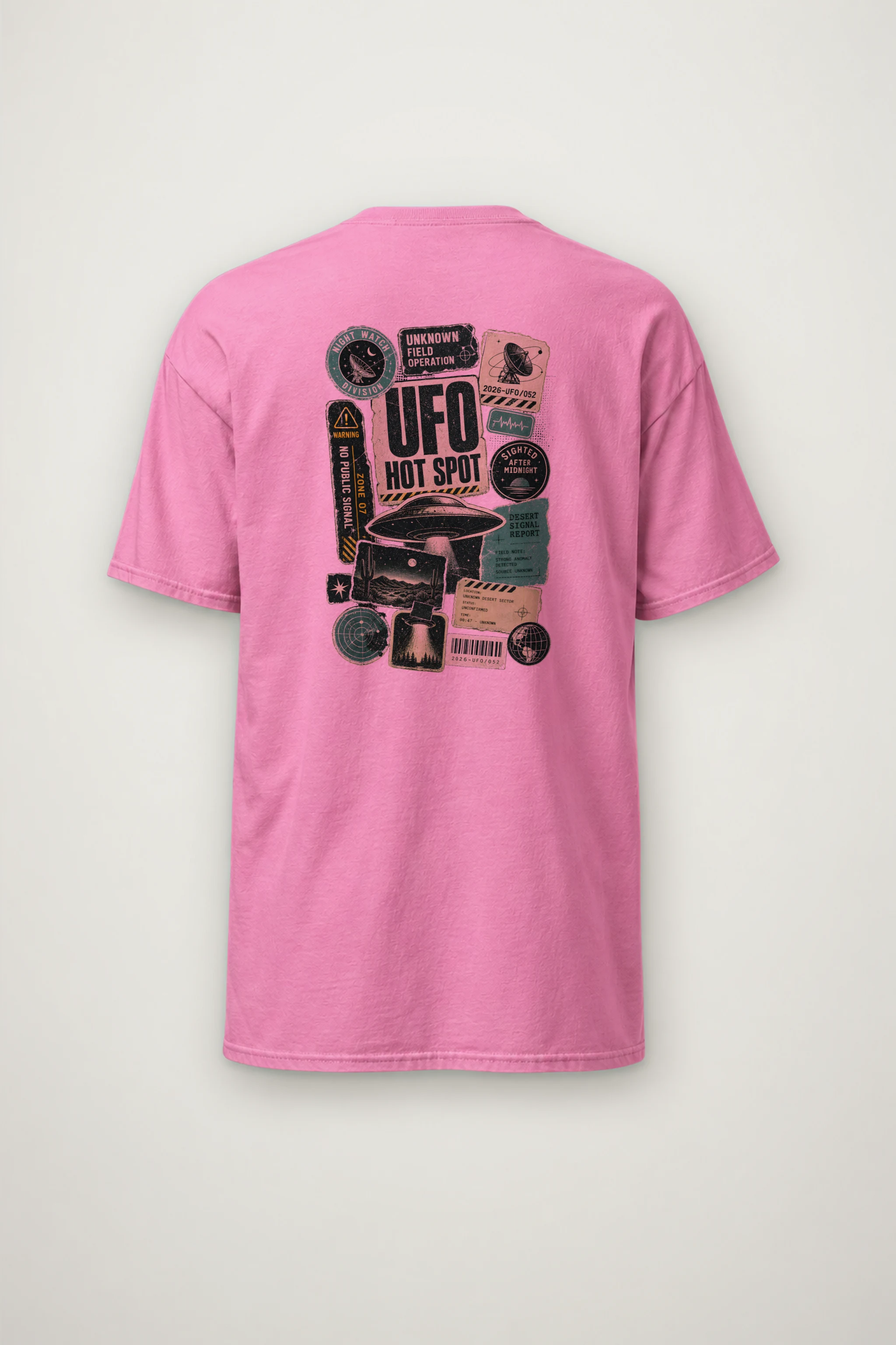 "Desert Signal Report" Heavyweight Unisex Crewneck T-shirt