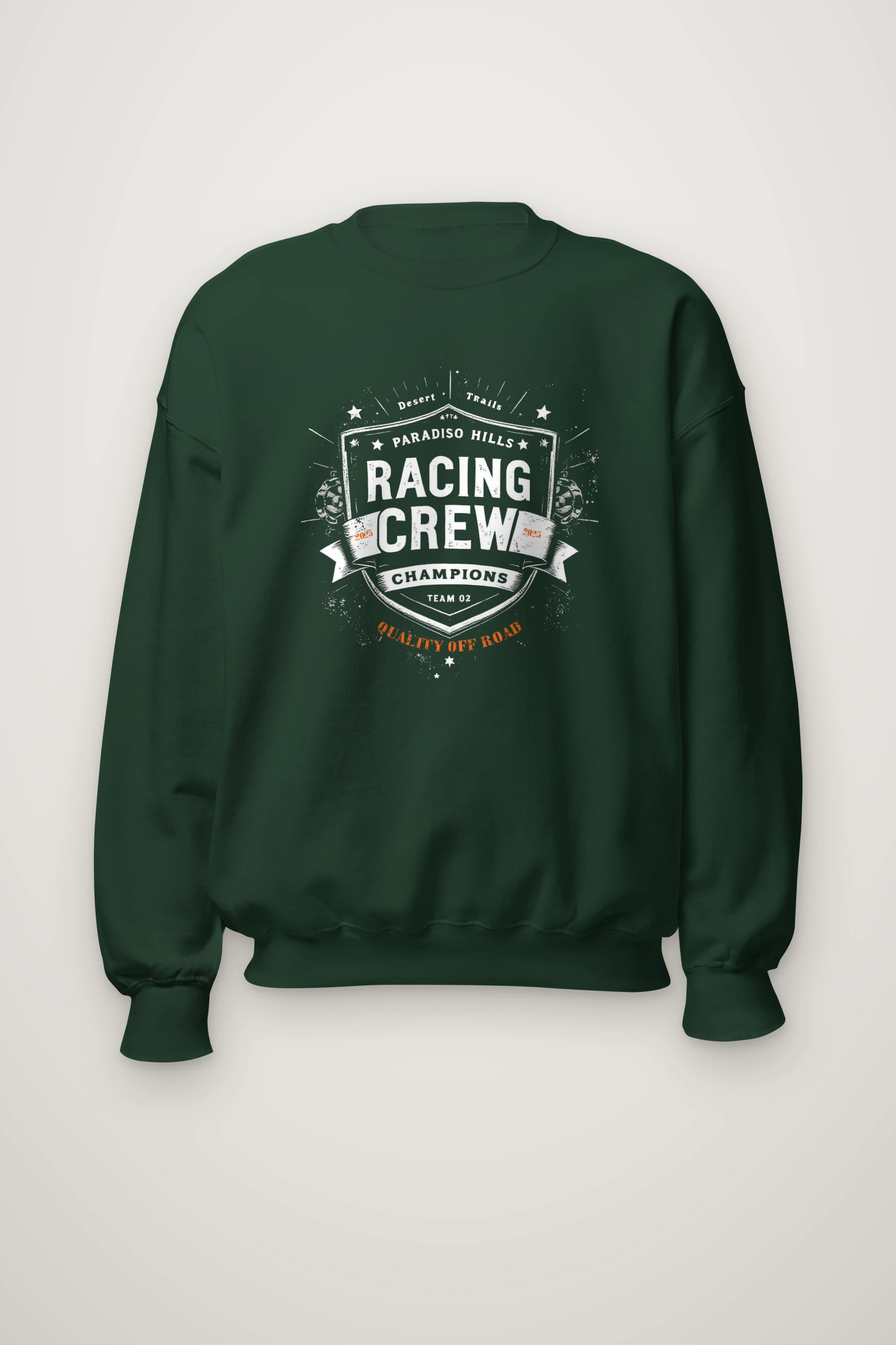 "Desert Trails Racing Crew" Heavy Blend Unisex Crewneck Sweatshirt
