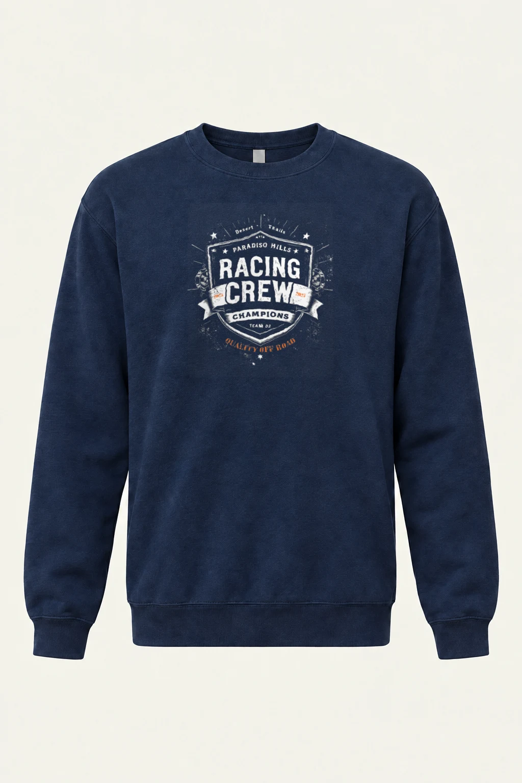 "Desert Trails Racing Crew" Heavy Blend Unisex Crewneck Sweatshirt | Gildan 18000
