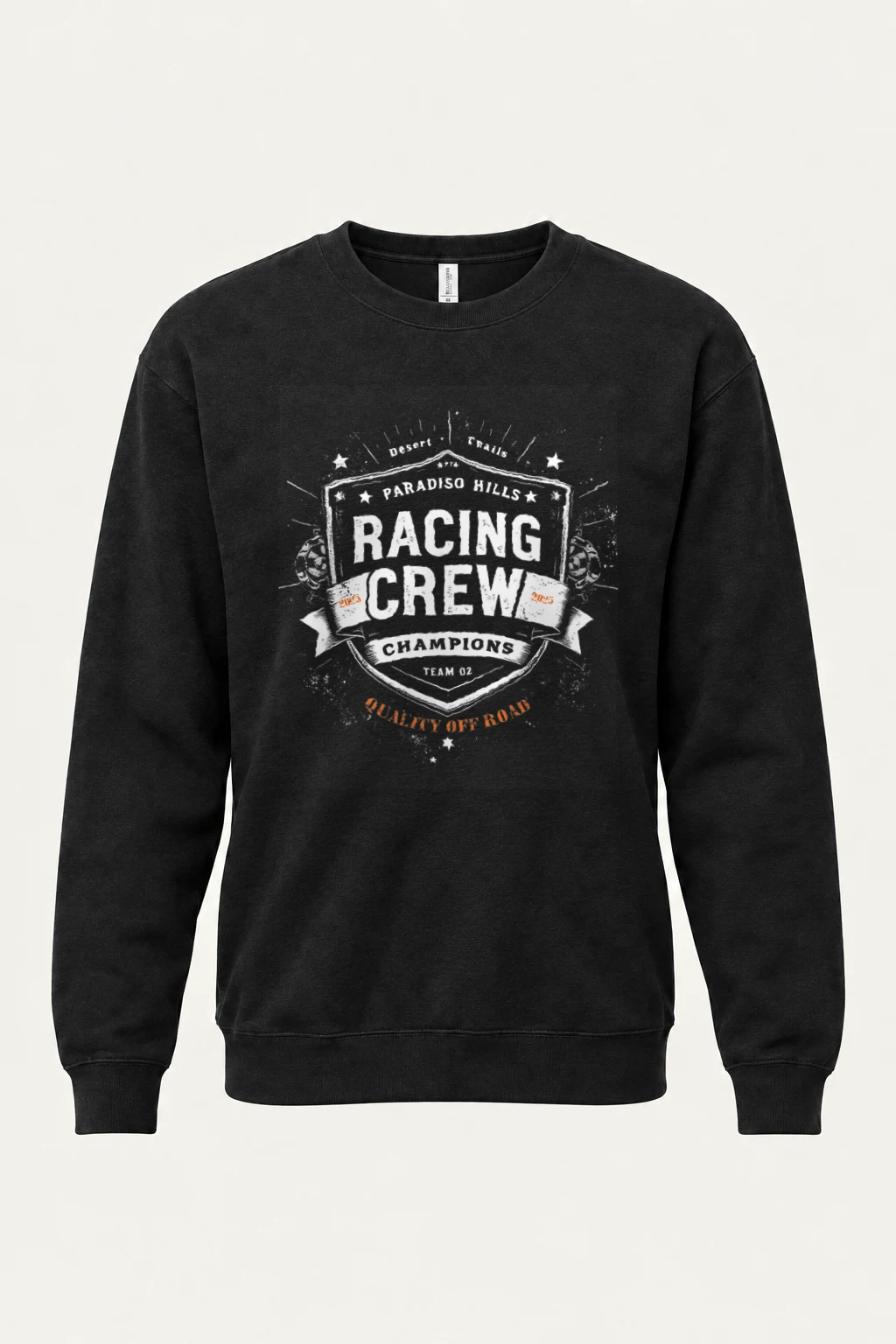 "Desert Trails Racing Crew" Heavy Blend Unisex Crewneck Sweatshirt | Gildan 18000