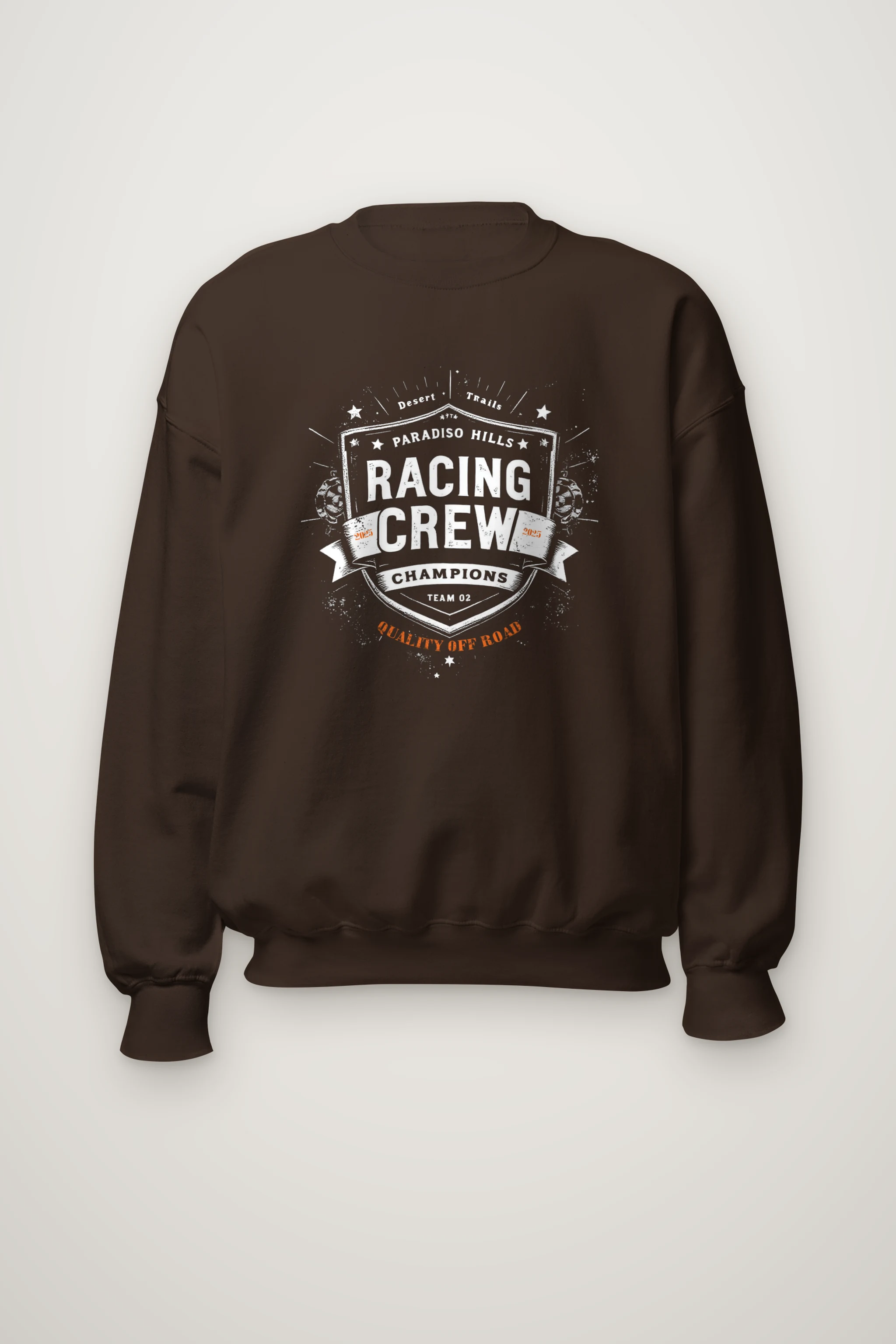 "Desert Trails Racing Crew" Heavy Blend Unisex Crewneck Sweatshirt