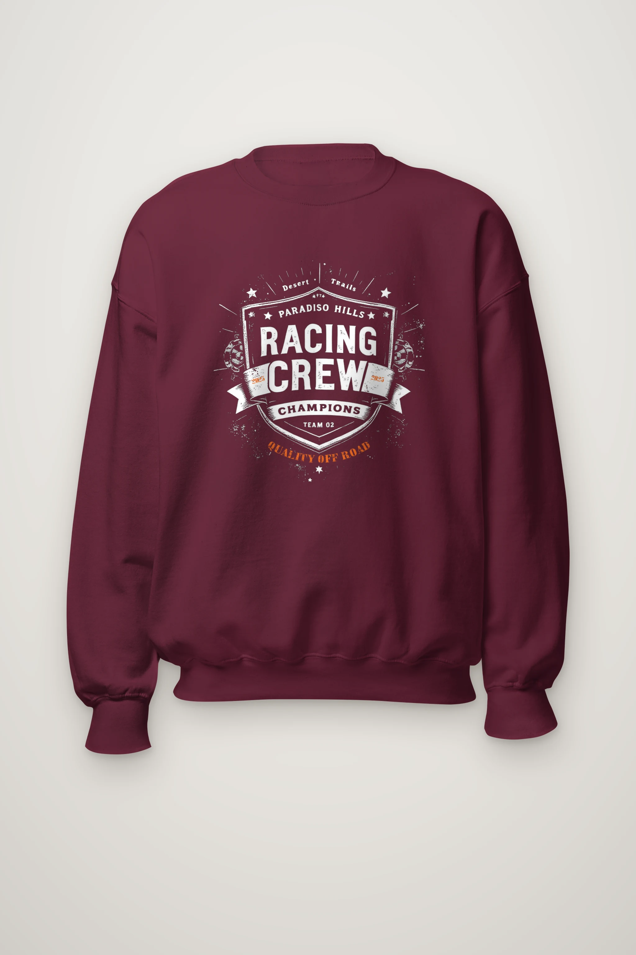 "Desert Trails Racing Crew" Heavy Blend Unisex Crewneck Sweatshirt
