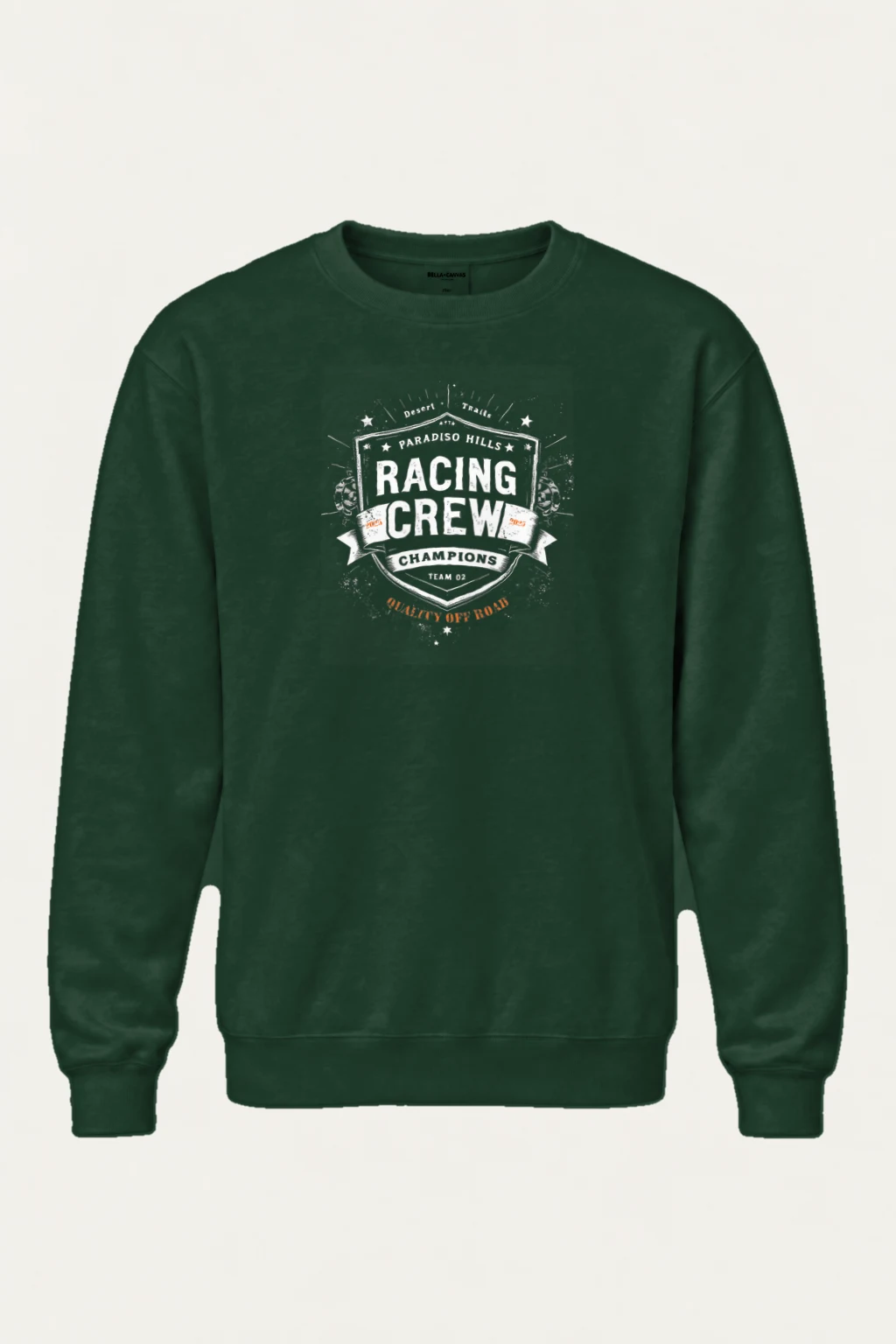 "Desert Trails Racing Crew" Heavy Blend Unisex Crewneck Sweatshirt | Gildan 18000