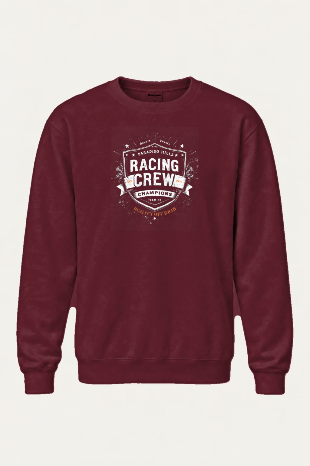"Desert Trails Racing Crew" Heavy Blend Unisex Crewneck Sweatshirt | Gildan 18000
