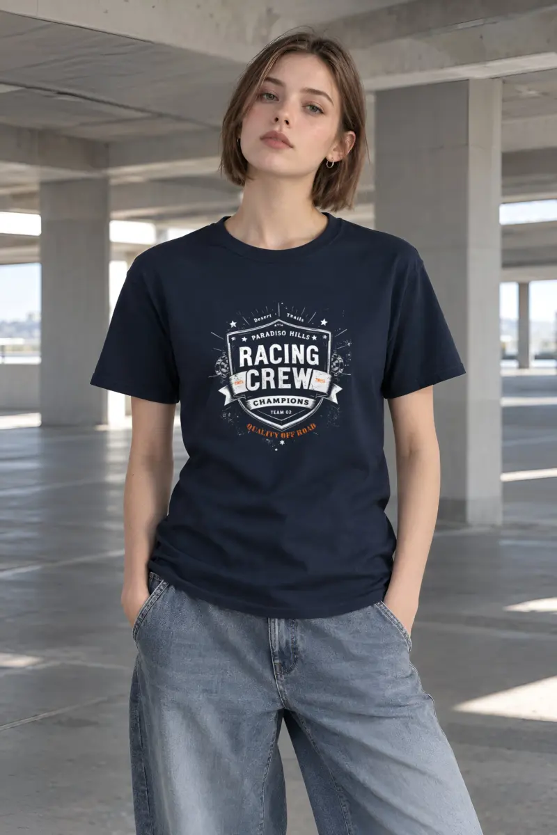 "Desert Trails Racing" Heavyweight Unisex Crewneck T-shirt