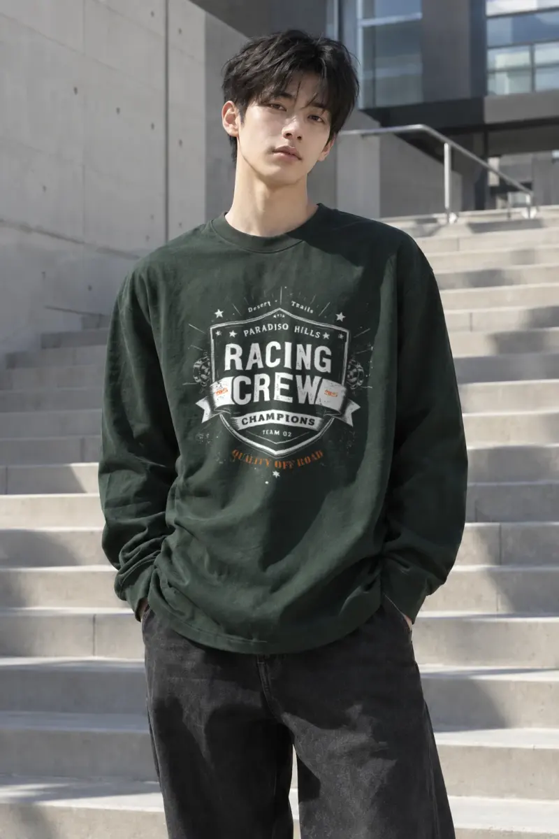 "Desert Trails Racing" Unisex Longsleeve T-shirt | Gildan 2400