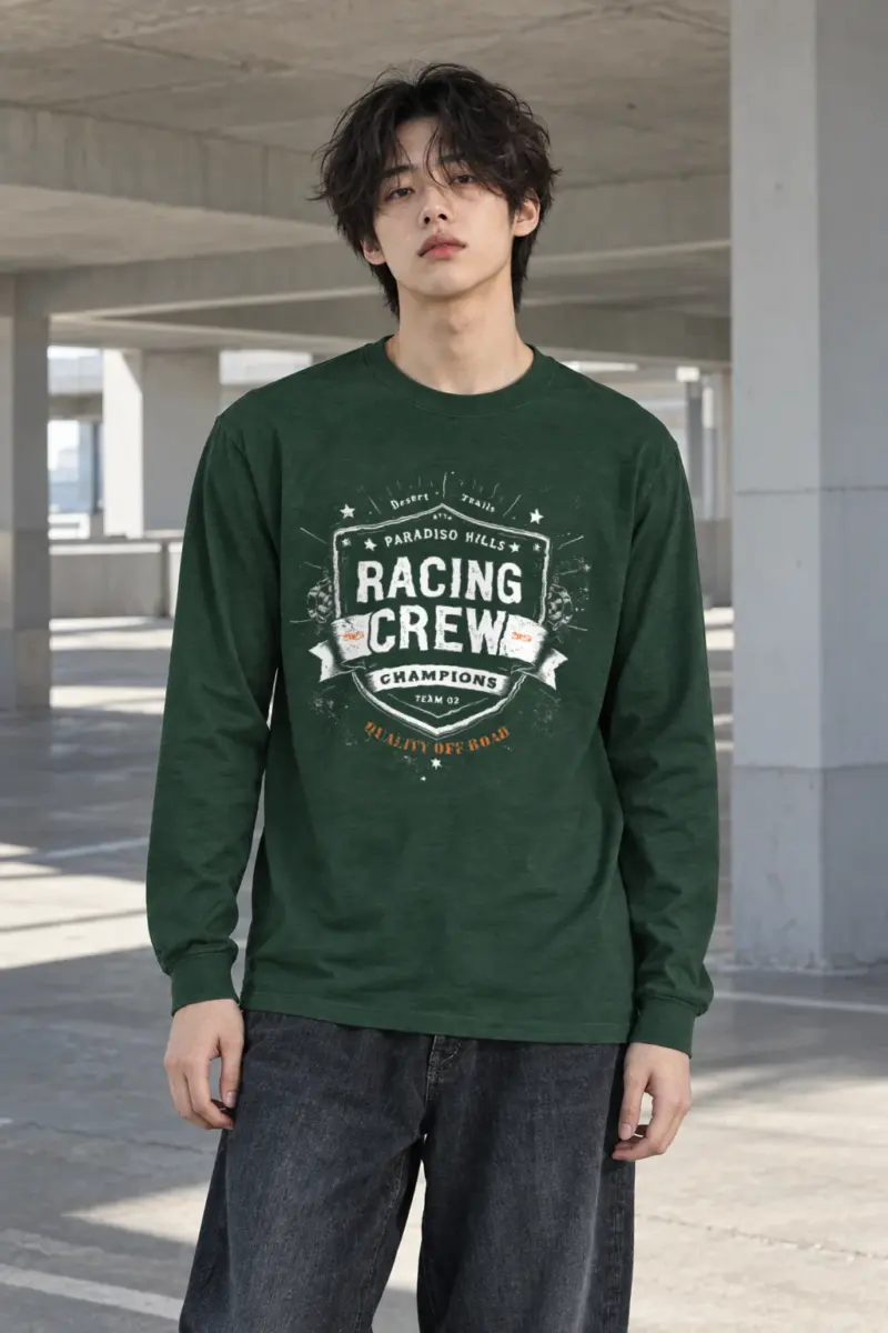 "Desert Trails Racing" Unisex Longsleeve T-shirt | Gildan 2400