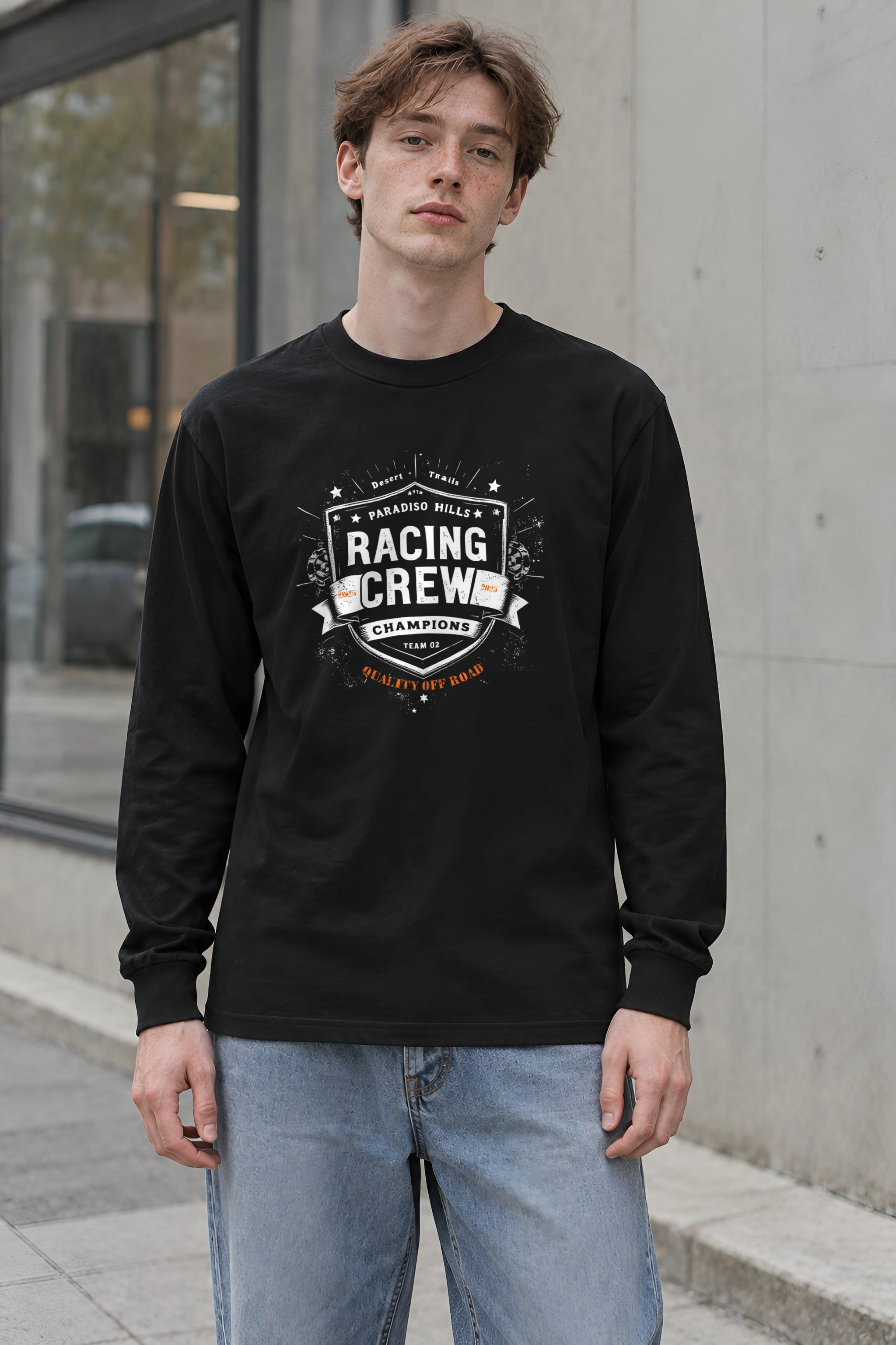 "Desert Trails Racing" Unisex Longsleeve T-shirt