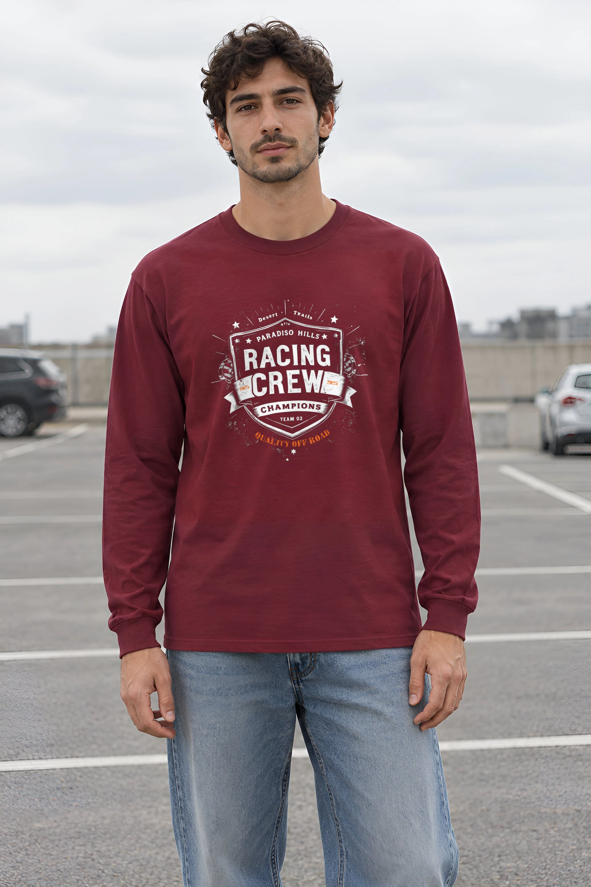 "Desert Trails Racing" Unisex Longsleeve T-shirt