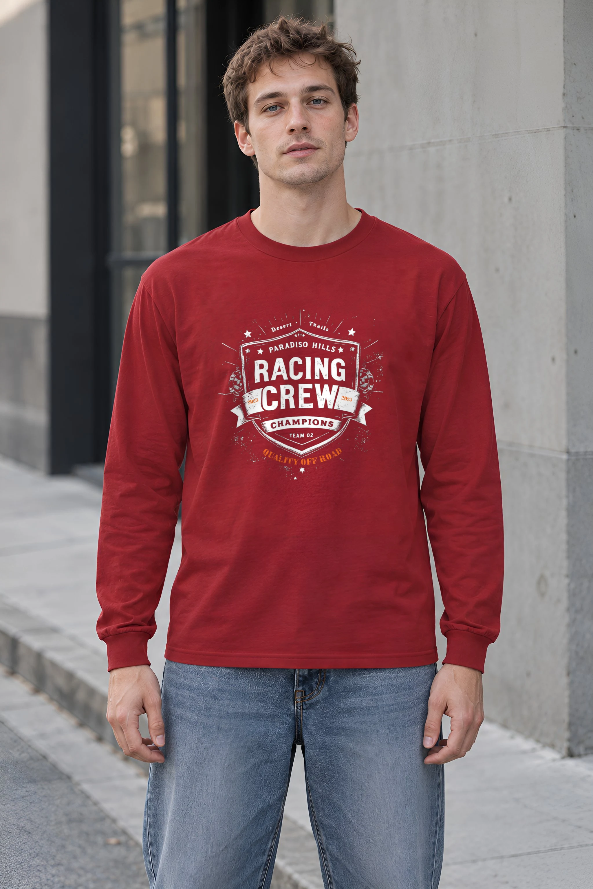 "Desert Trails Racing" Unisex Longsleeve T-shirt