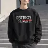 "Destroy The Communist Party" Heavy Blend Unisex Crewneck Sweatshirt | Gildan 18000