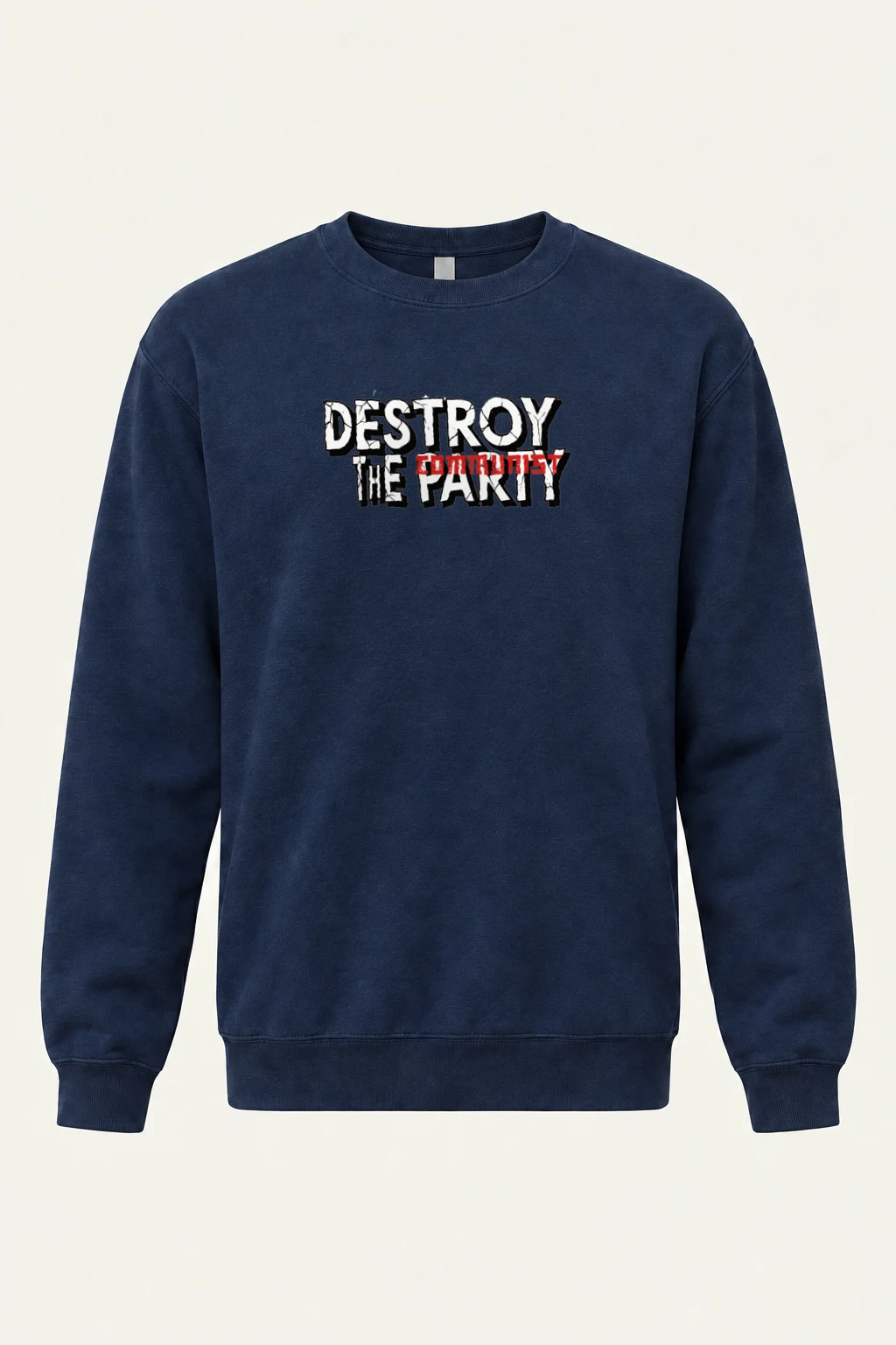 "Destroy The Communist Party" Heavy Blend Unisex Crewneck Sweatshirt | Gildan 18000