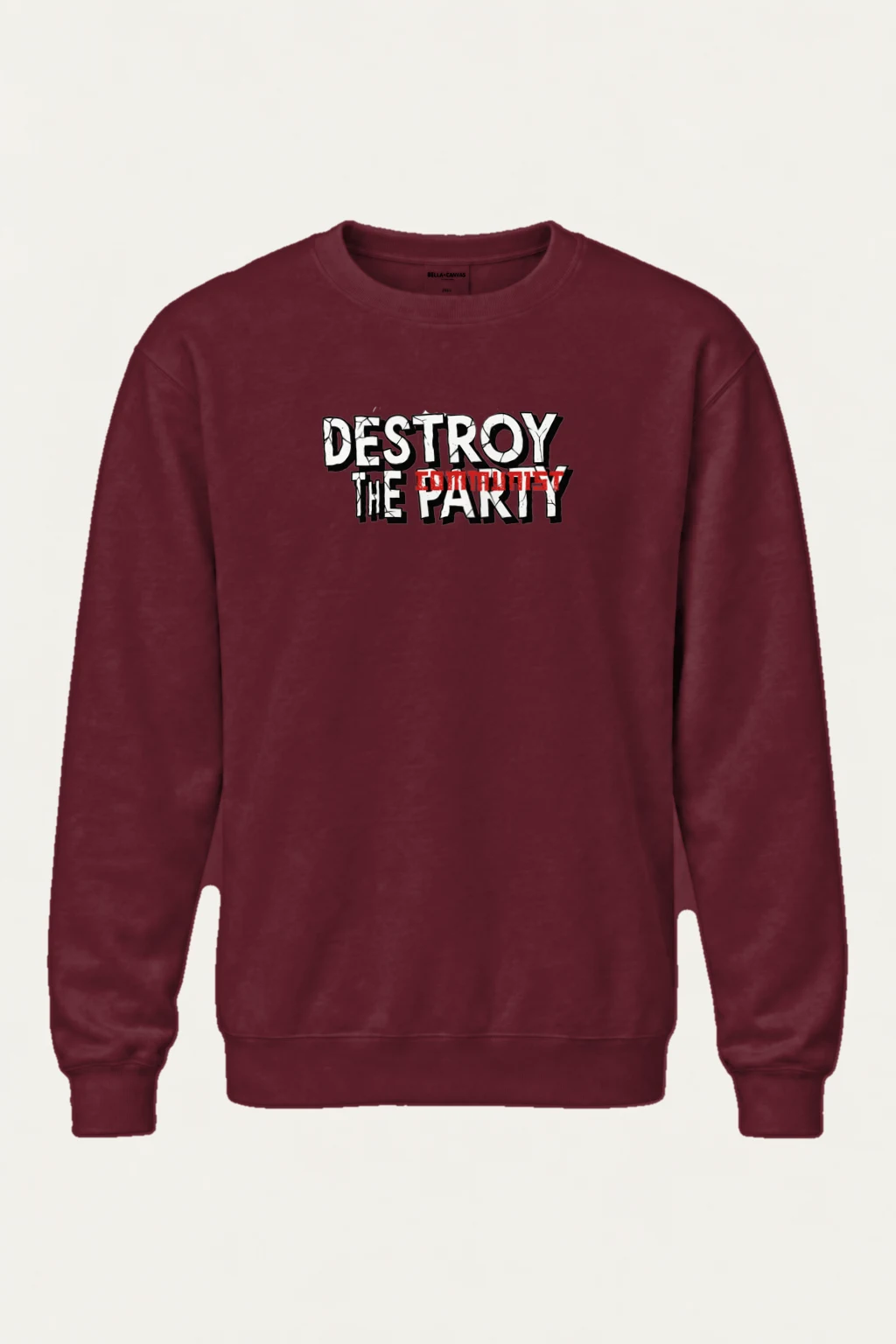 "Destroy The Communist Party" Heavy Blend Unisex Crewneck Sweatshirt | Gildan 18000