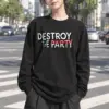 "Destroy The Communist Party" Unisex Longsleeve T-shirt | Gildan 2400