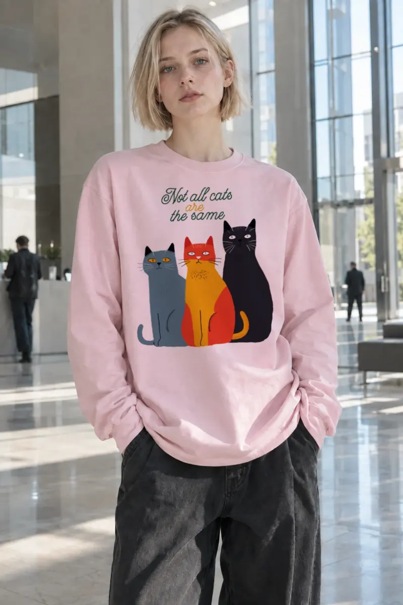 "Different Cats Club" Unisex Longsleeve T-shirt | Gildan 2400