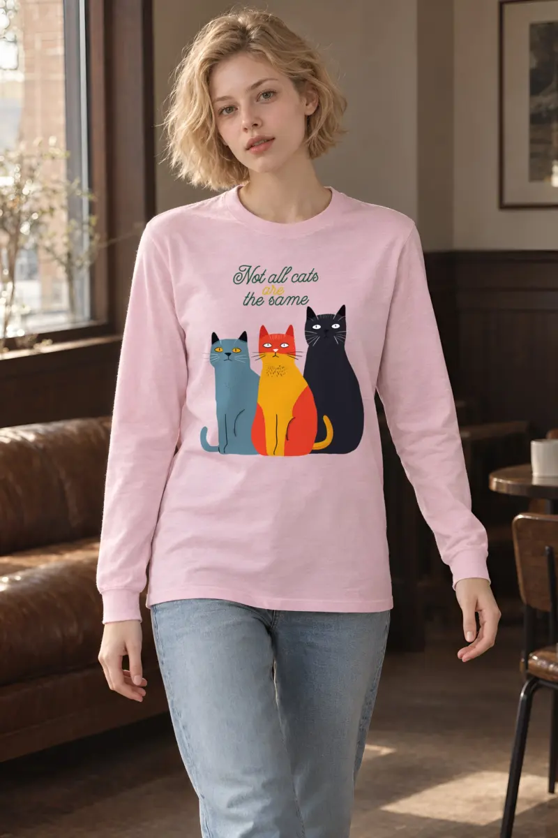 "Different Cats Club" Unisex Longsleeve T-shirt