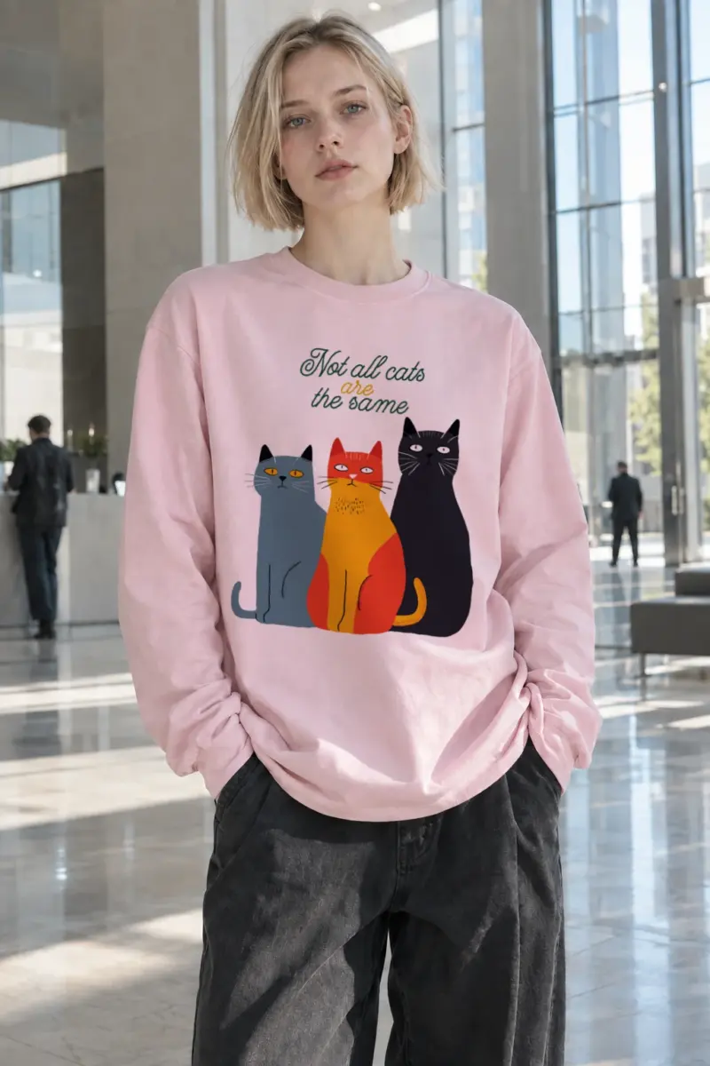 "Different Cats Club" Unisex Longsleeve T-shirt | Gildan 2400