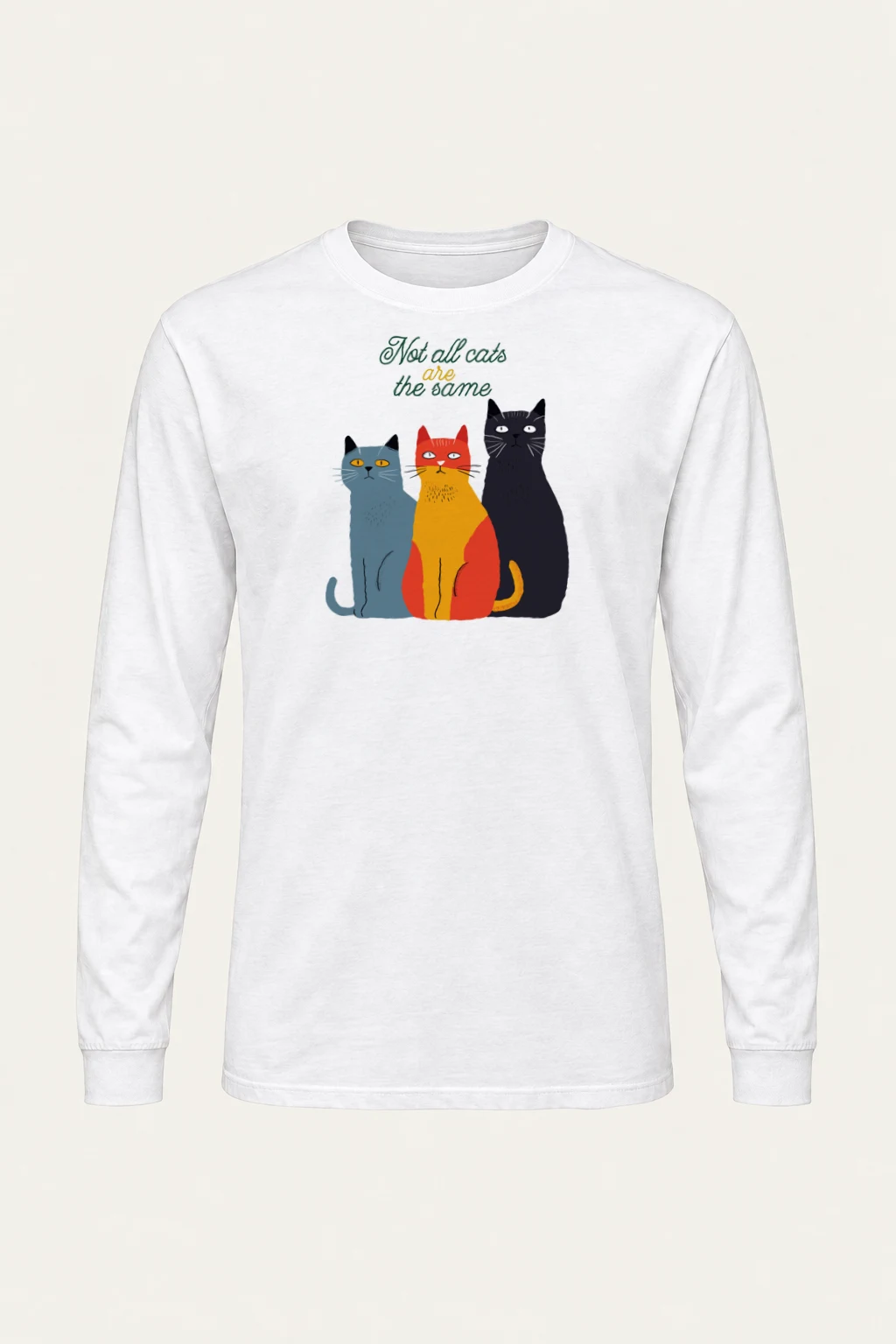 "Different Cats Club" Unisex Longsleeve T-shirt | Gildan 2400