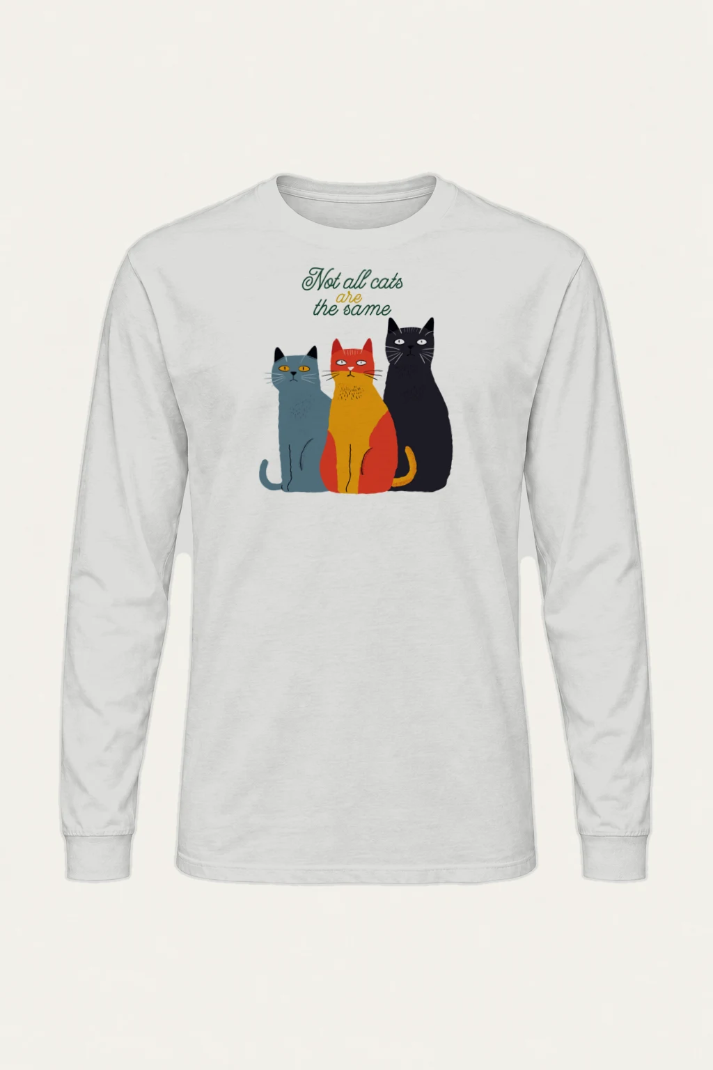 "Different Cats Club" Unisex Longsleeve T-shirt | Gildan 2400
