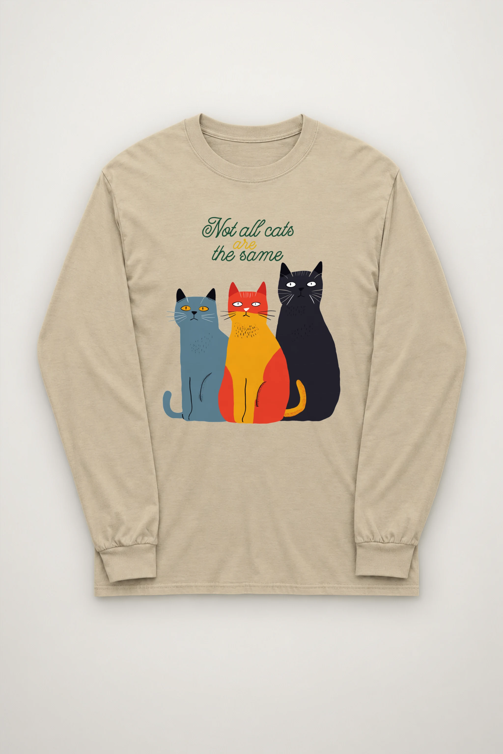 "Different Cats Club" Unisex Longsleeve T-shirt
