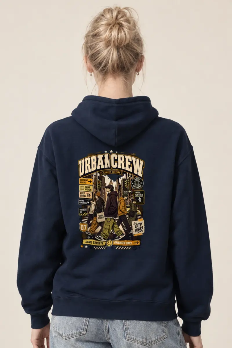 "Different Routes Same Vision" Heavy Blend Unisex Pullover Hoodie