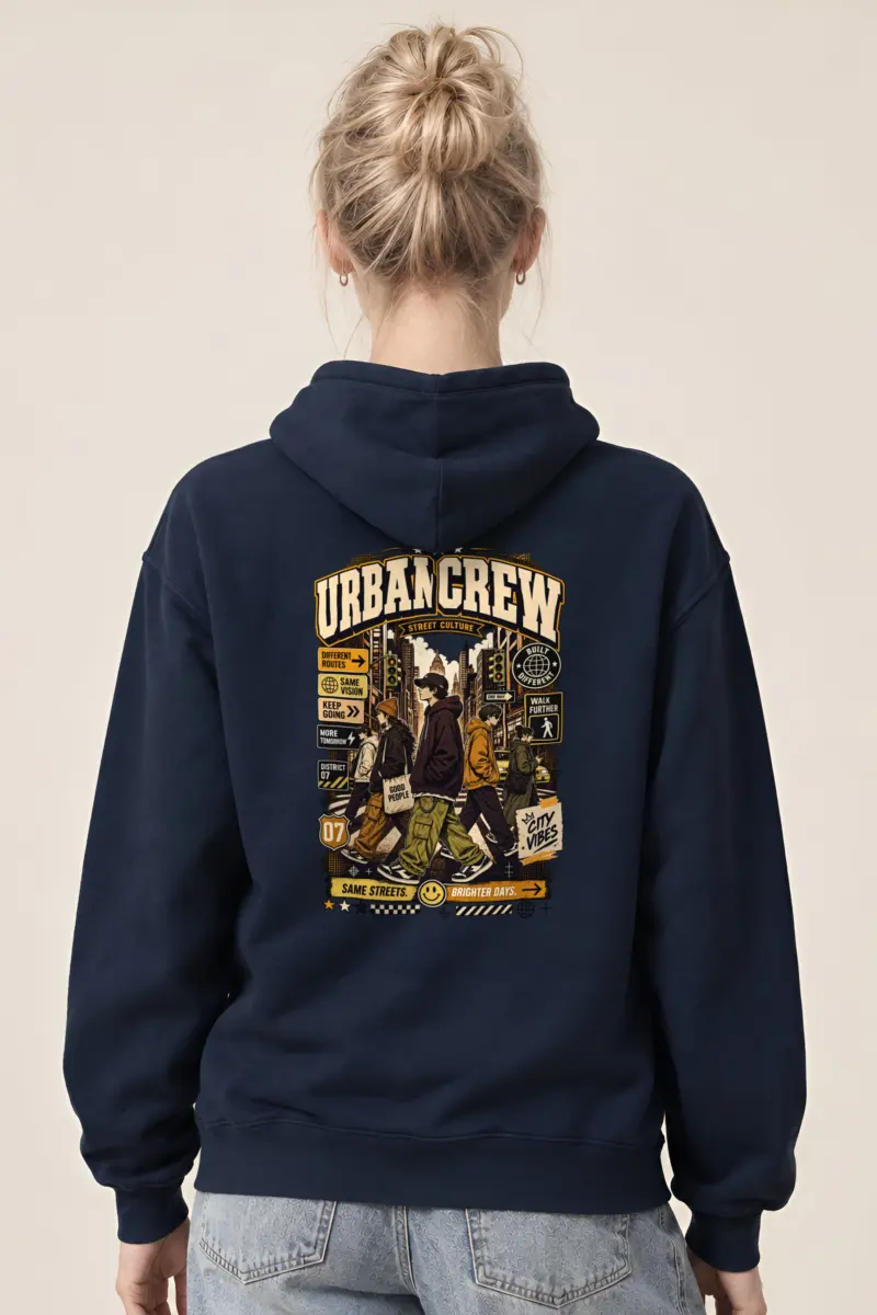 "Different Routes Same Vision" Heavy Blend Unisex Pullover Hoodie