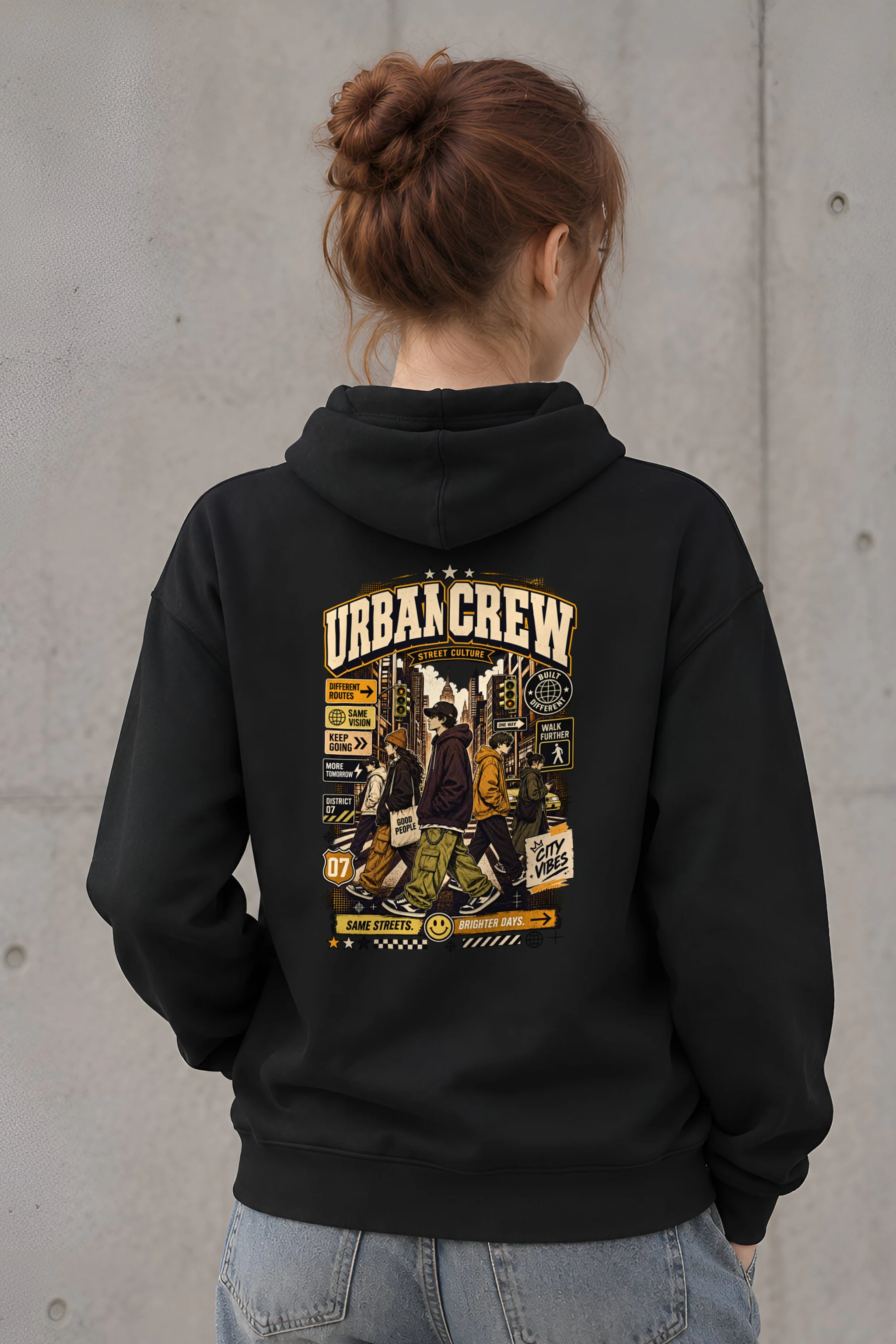 "Different Routes Same Vision" 1 Pullover Hoodie