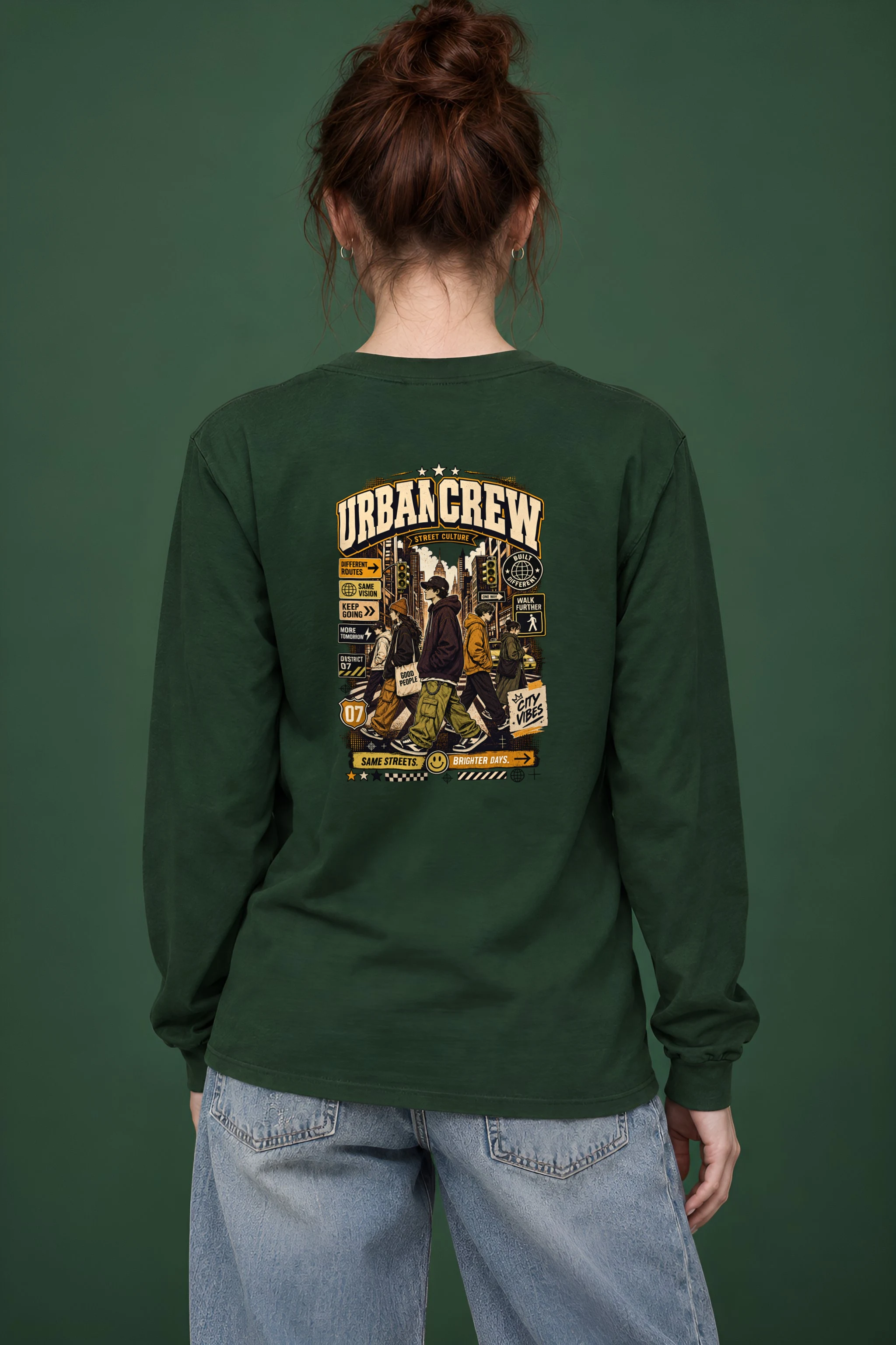 "Different Routes" Unisex Longsleeve T-shirt
