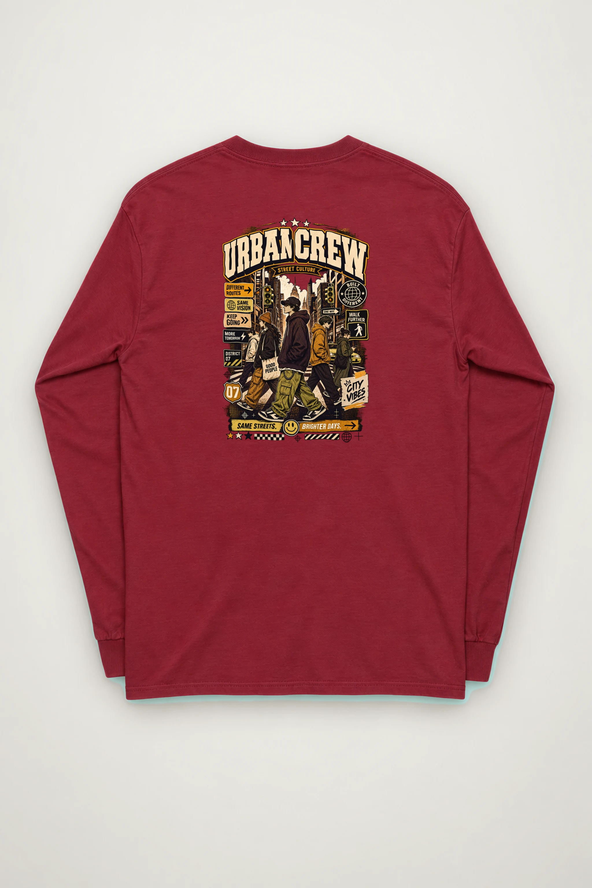 "Different Routes" Unisex Longsleeve T-shirt