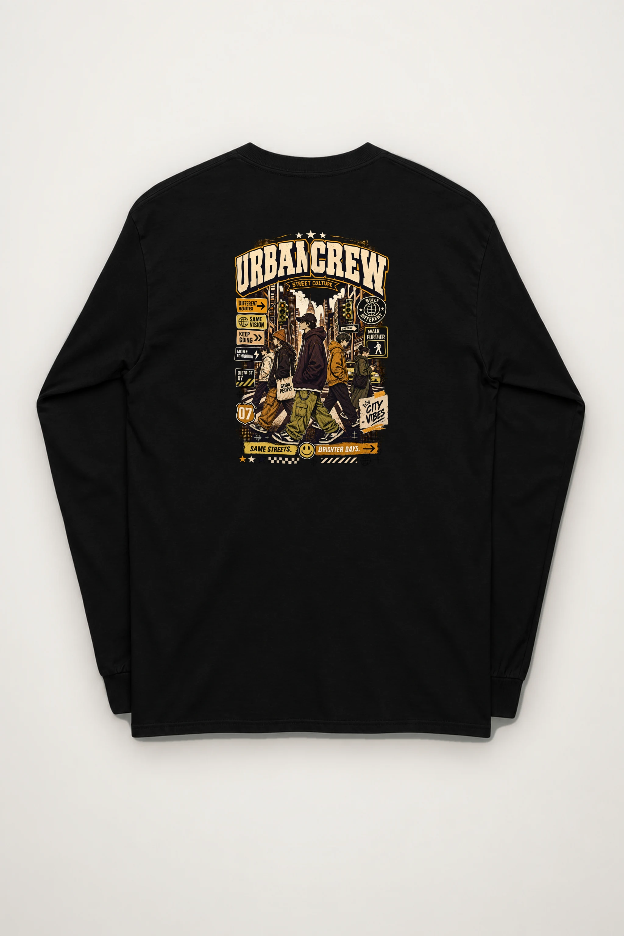 "Different Routes" Unisex Longsleeve T-shirt